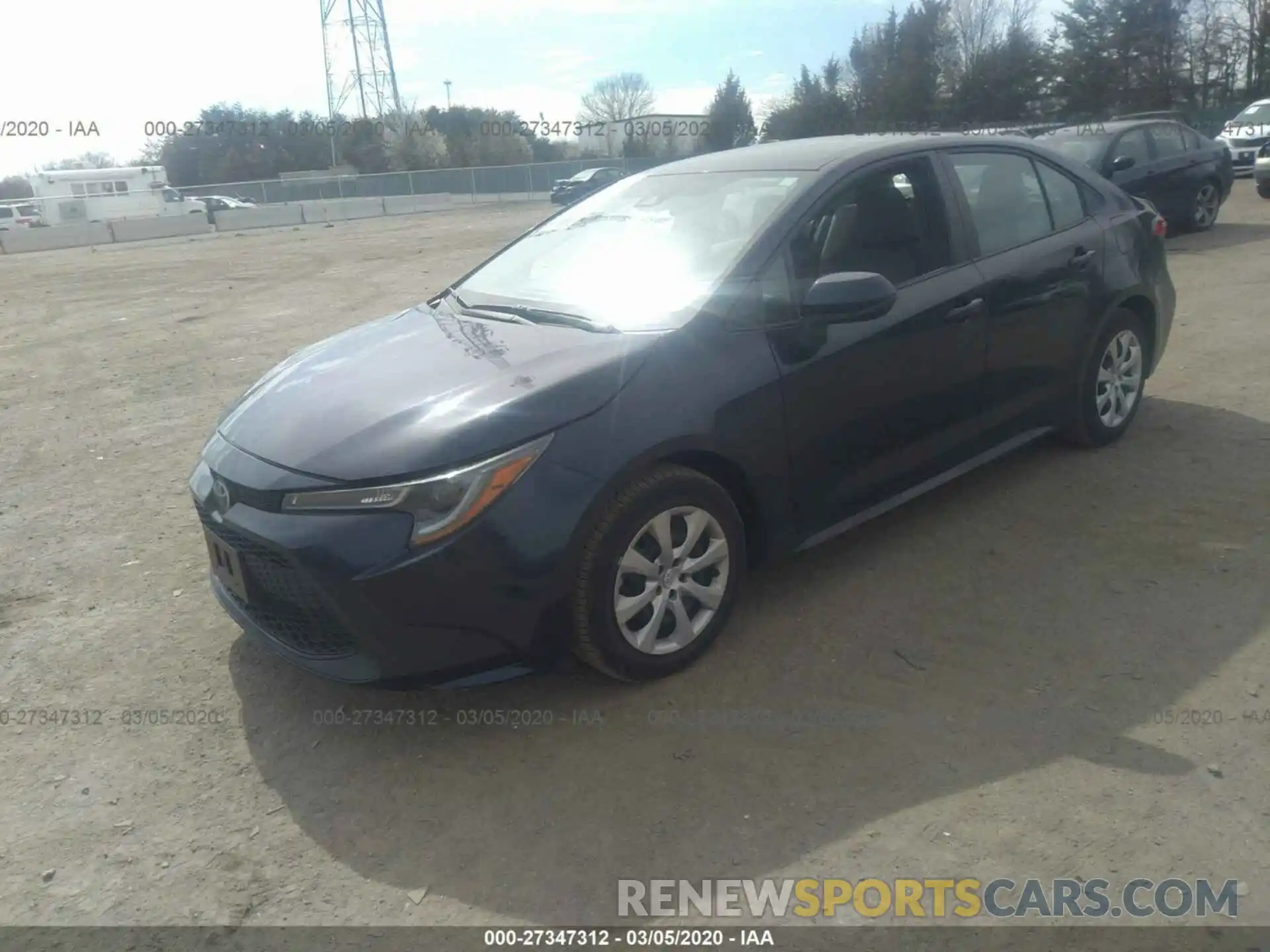 2 Photograph of a damaged car 5YFEPRAE6LP055384 TOYOTA COROLLA 2020