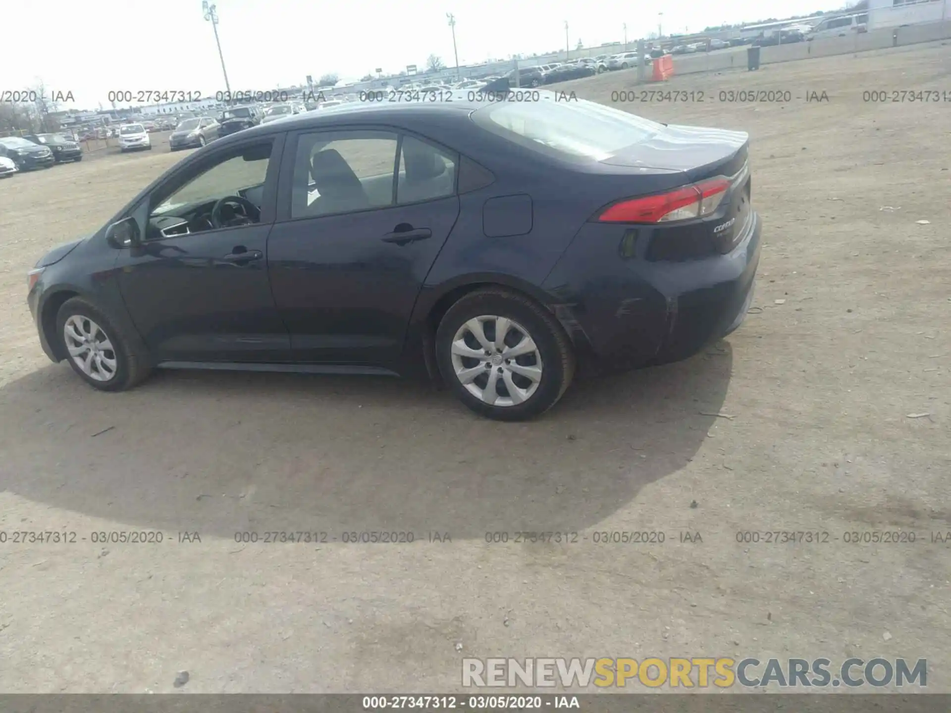 3 Photograph of a damaged car 5YFEPRAE6LP055384 TOYOTA COROLLA 2020