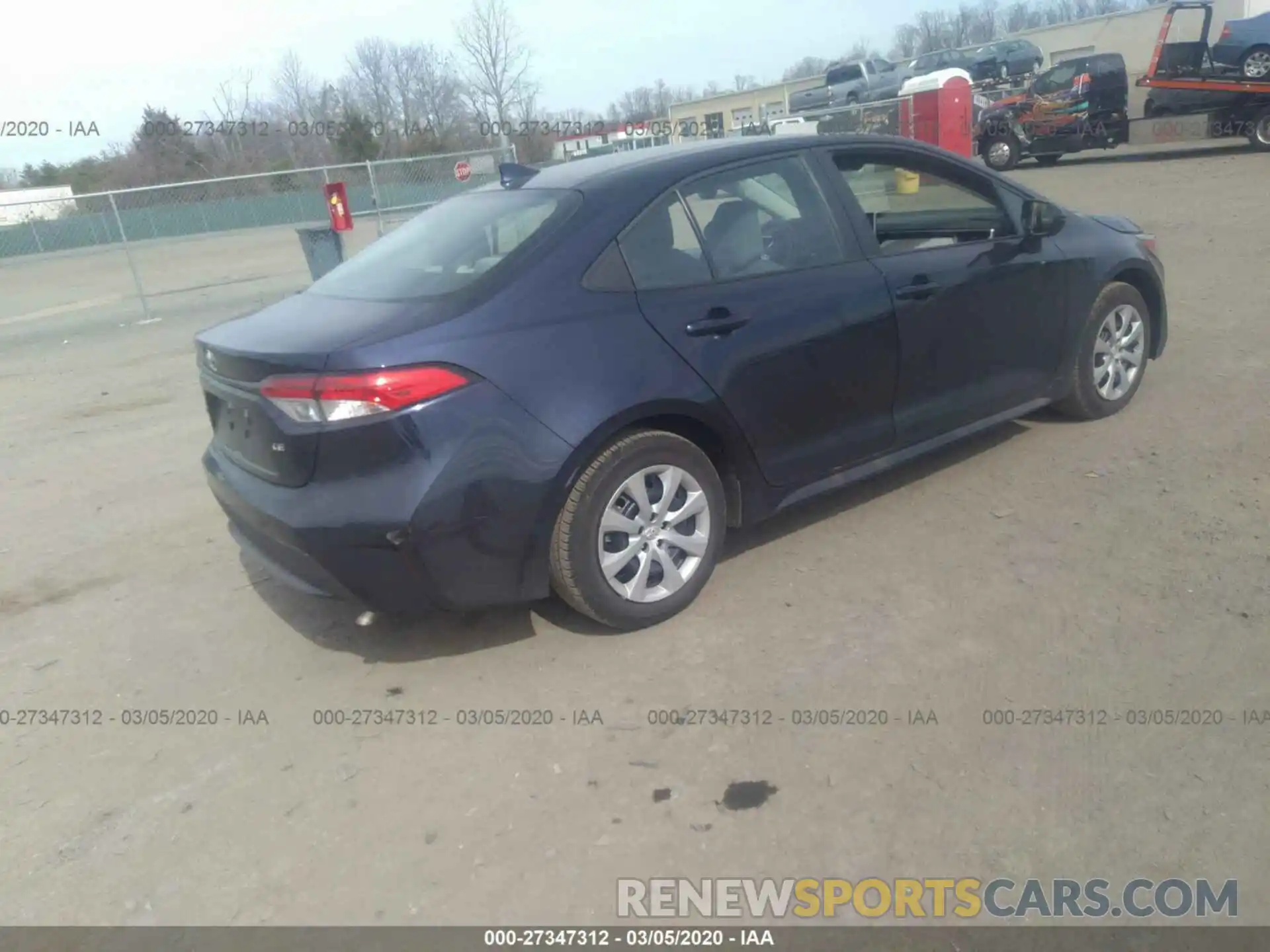 4 Photograph of a damaged car 5YFEPRAE6LP055384 TOYOTA COROLLA 2020