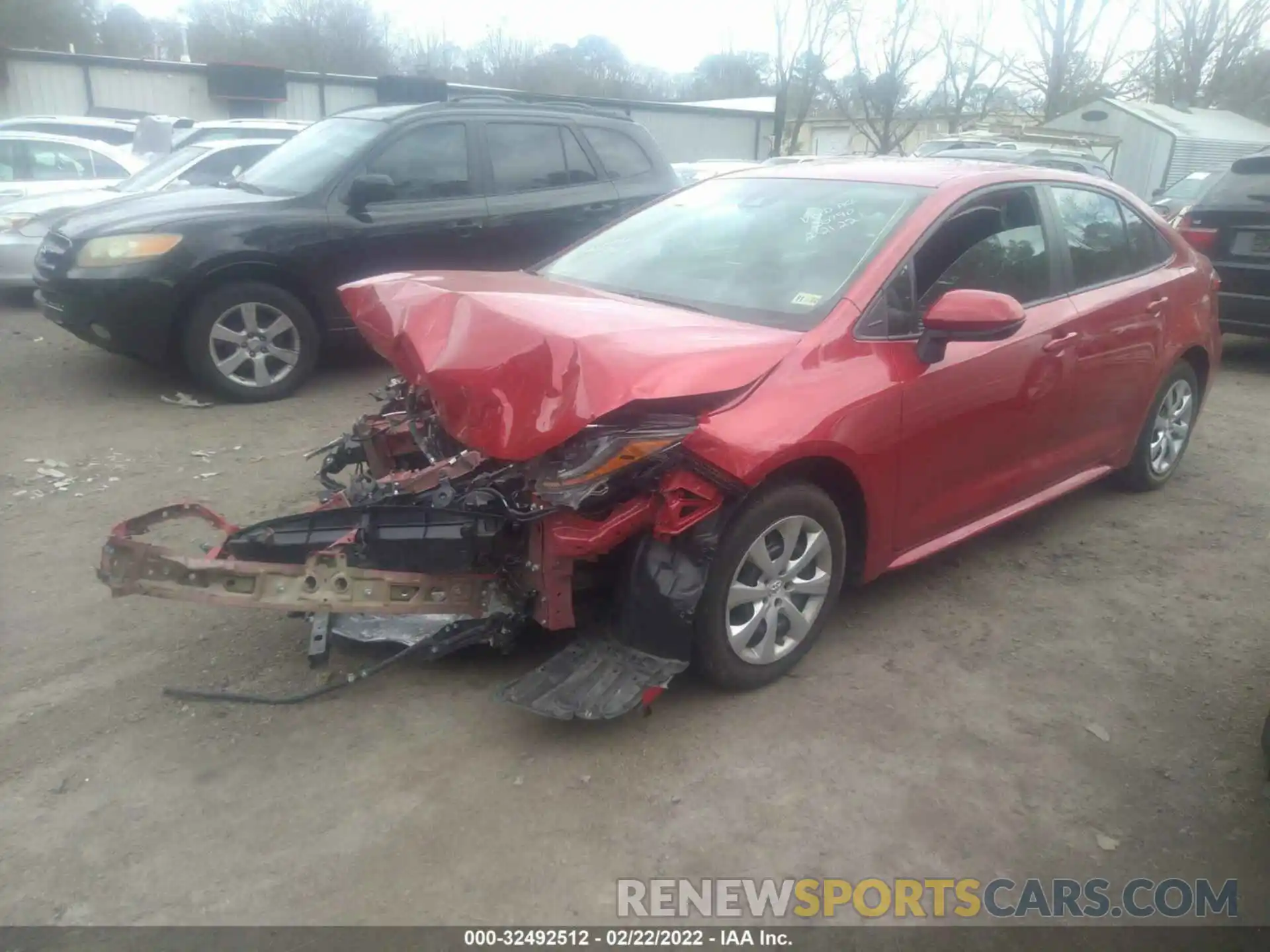 2 Photograph of a damaged car 5YFEPRAE6LP055790 TOYOTA COROLLA 2020