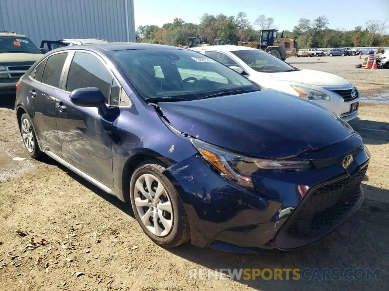 1 Photograph of a damaged car 5YFEPRAE6LP056065 TOYOTA COROLLA 2020