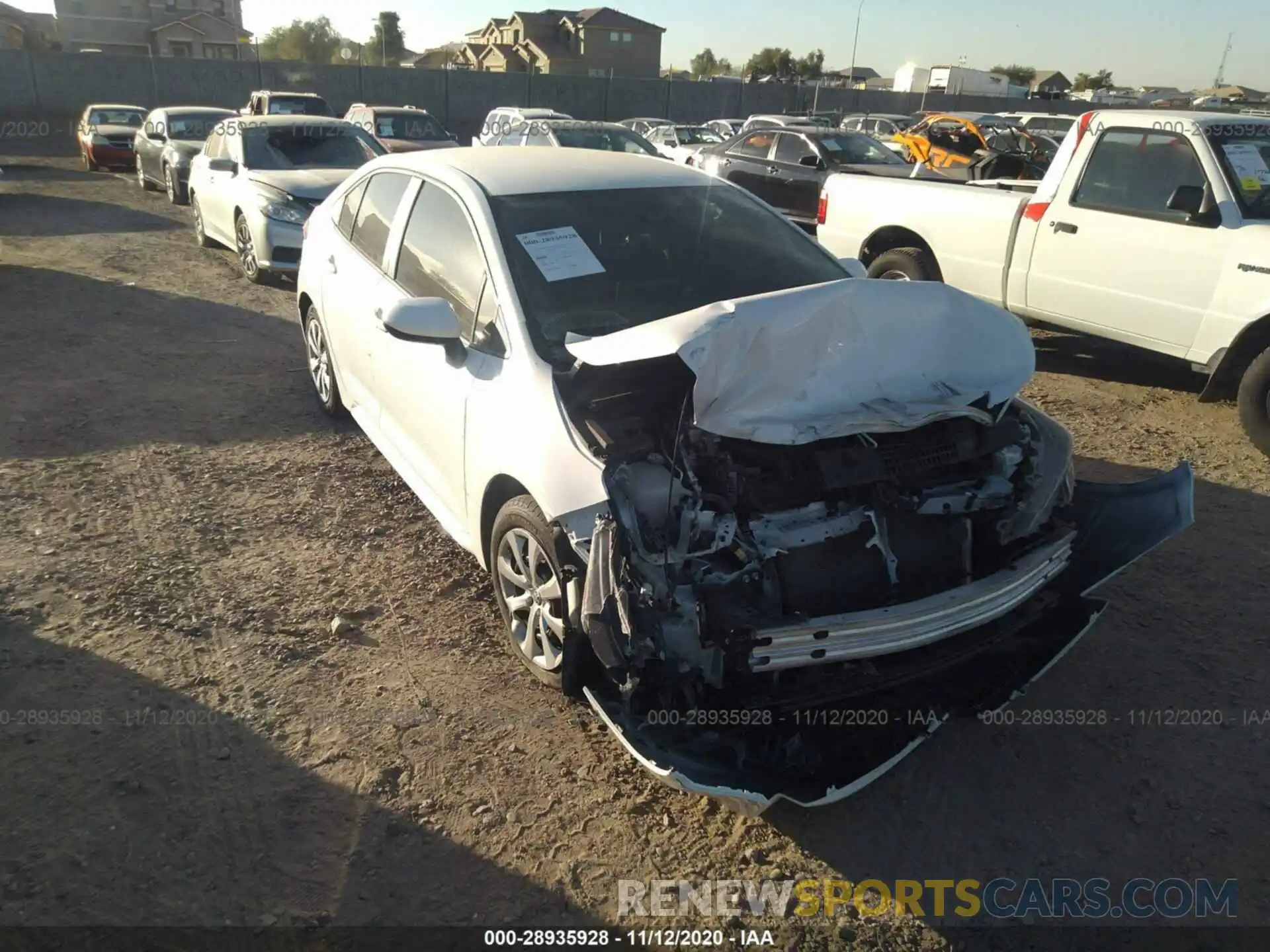 6 Photograph of a damaged car 5YFEPRAE6LP056440 TOYOTA COROLLA 2020