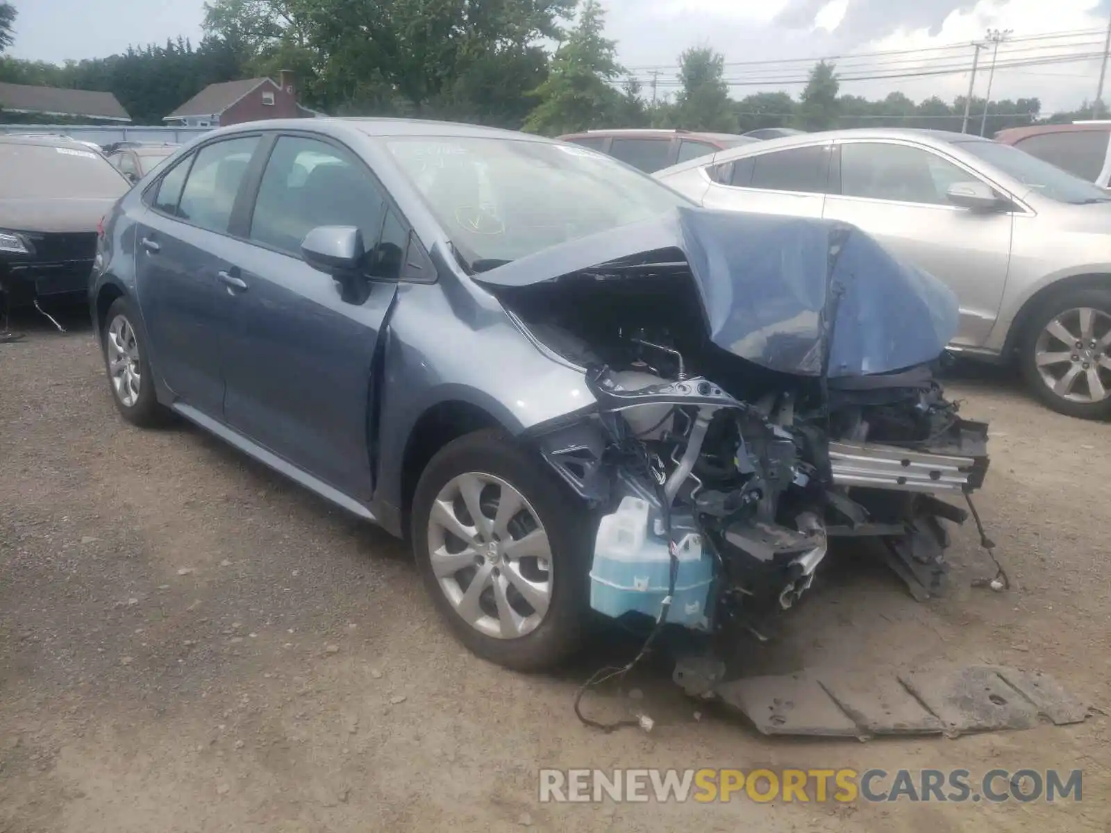 1 Photograph of a damaged car 5YFEPRAE6LP057121 TOYOTA COROLLA 2020