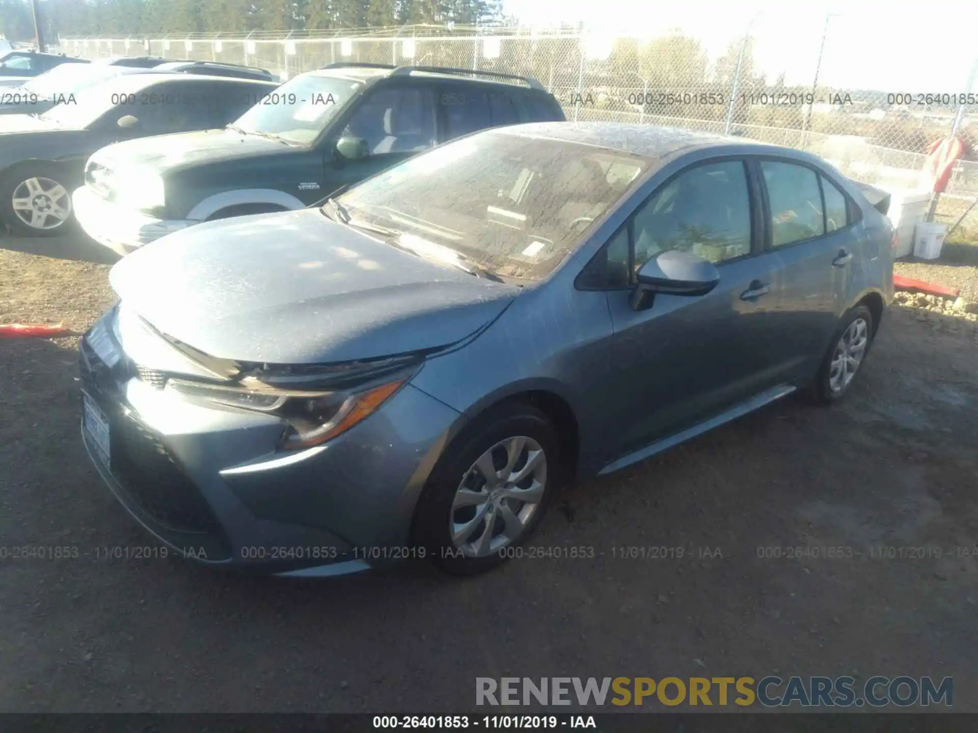 2 Photograph of a damaged car 5YFEPRAE6LP057197 TOYOTA COROLLA 2020