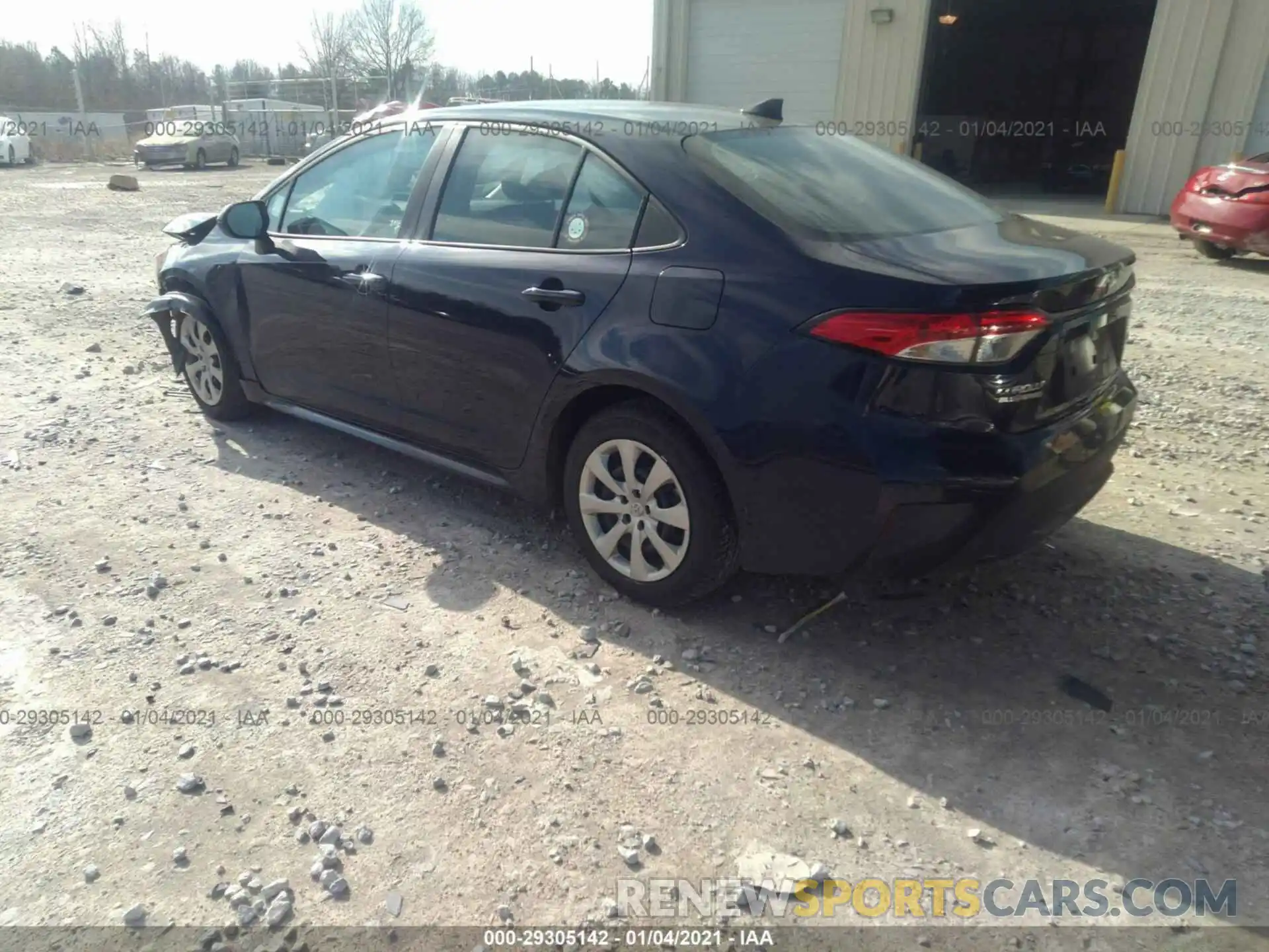 3 Photograph of a damaged car 5YFEPRAE6LP057863 TOYOTA COROLLA 2020