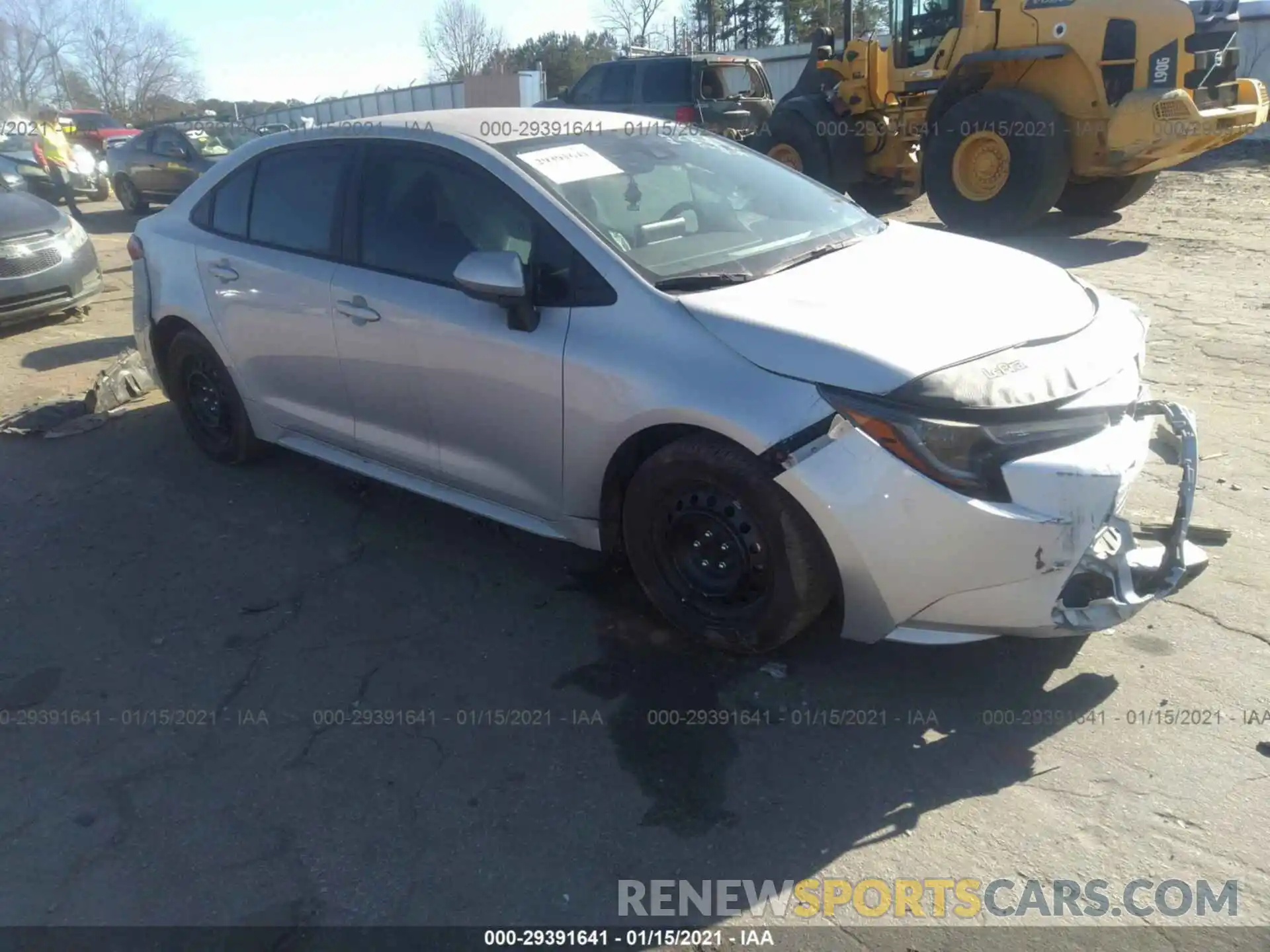 1 Photograph of a damaged car 5YFEPRAE6LP059130 TOYOTA COROLLA 2020