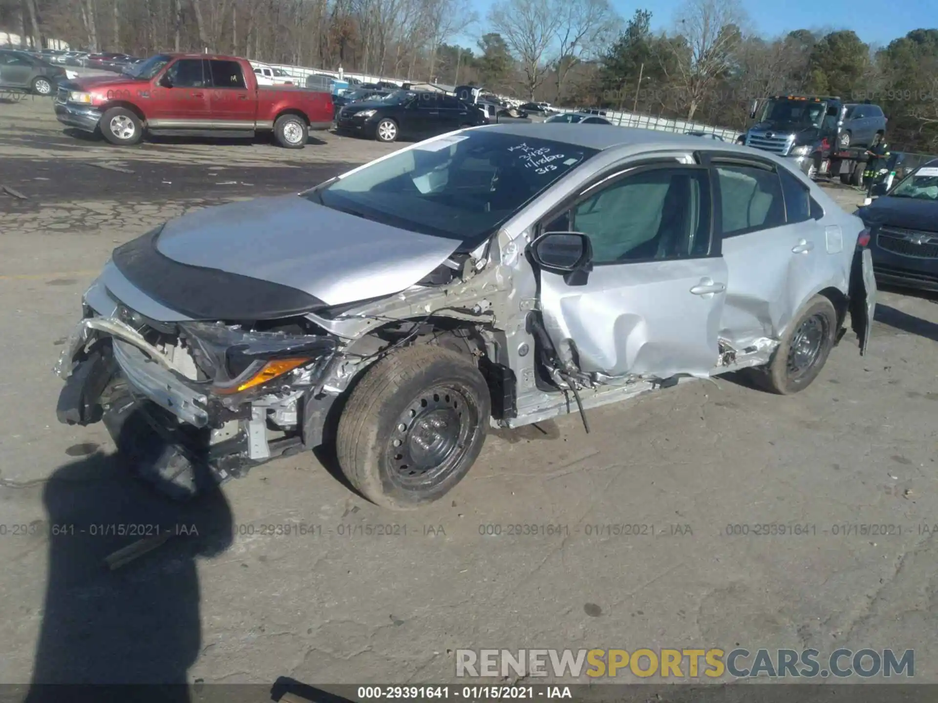 2 Photograph of a damaged car 5YFEPRAE6LP059130 TOYOTA COROLLA 2020