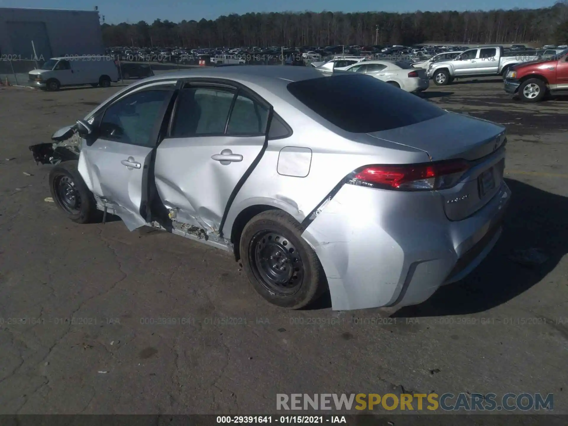 3 Photograph of a damaged car 5YFEPRAE6LP059130 TOYOTA COROLLA 2020