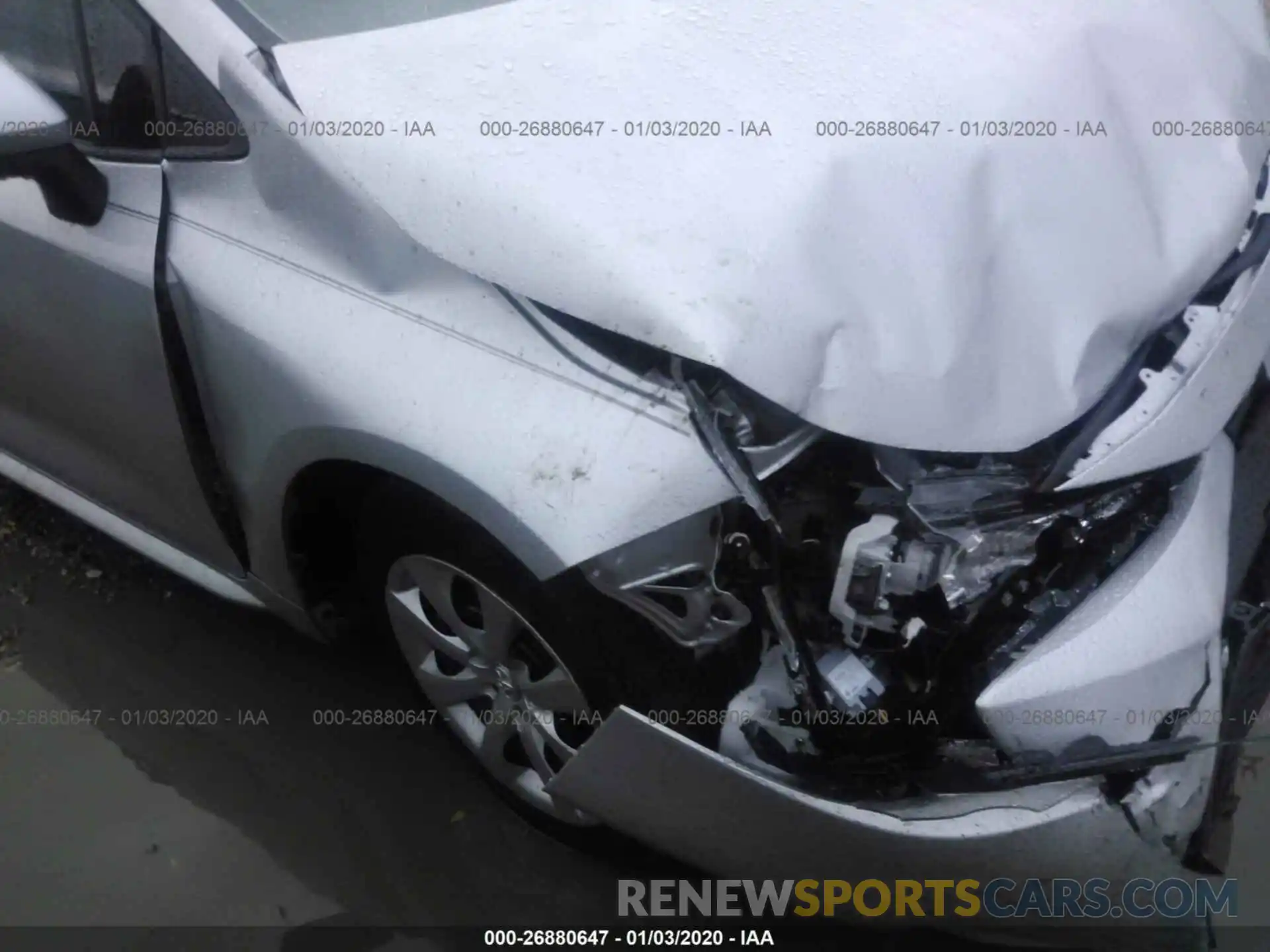 6 Фотография поврежденного автомобиля 5YFEPRAE6LP059340 TOYOTA COROLLA 2020