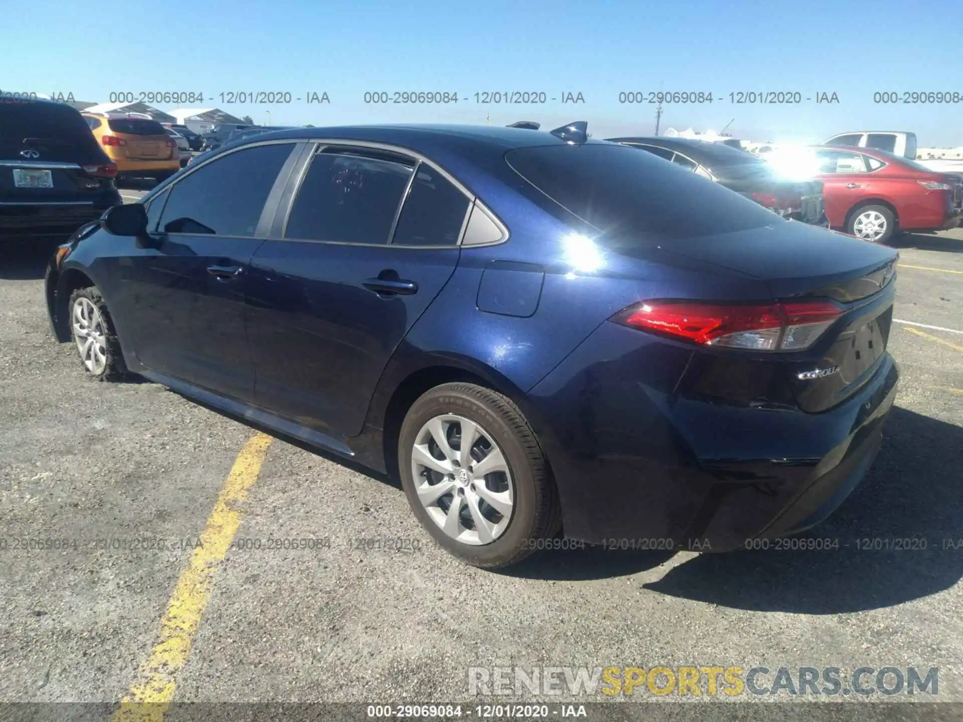 3 Photograph of a damaged car 5YFEPRAE6LP059466 TOYOTA COROLLA 2020