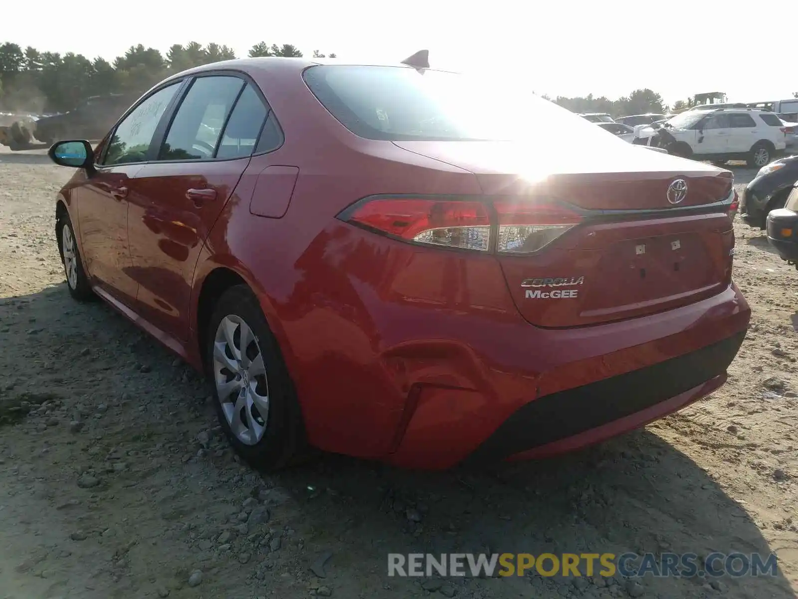 3 Photograph of a damaged car 5YFEPRAE6LP059757 TOYOTA COROLLA 2020