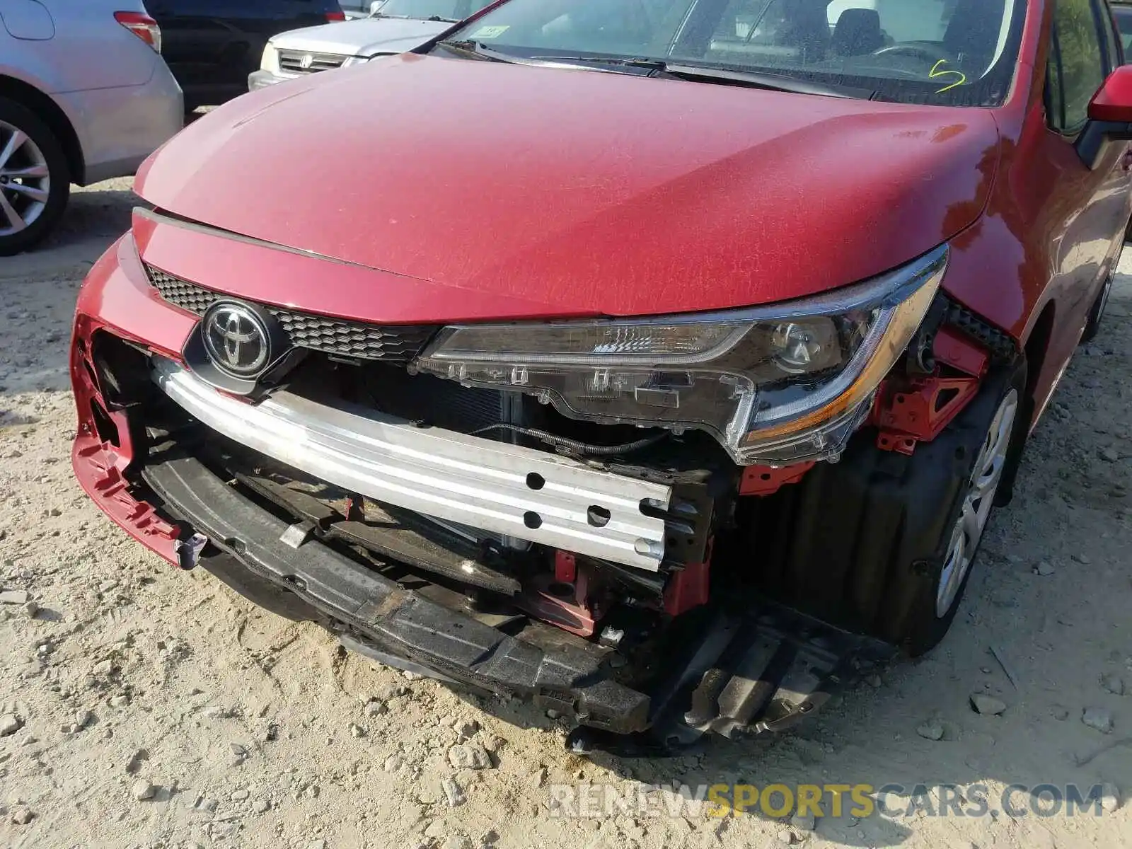 9 Photograph of a damaged car 5YFEPRAE6LP059757 TOYOTA COROLLA 2020