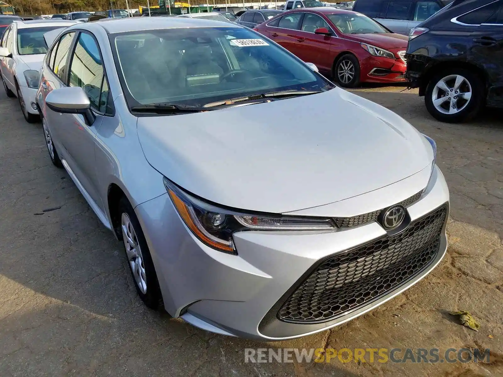 1 Photograph of a damaged car 5YFEPRAE6LP059788 TOYOTA COROLLA 2020