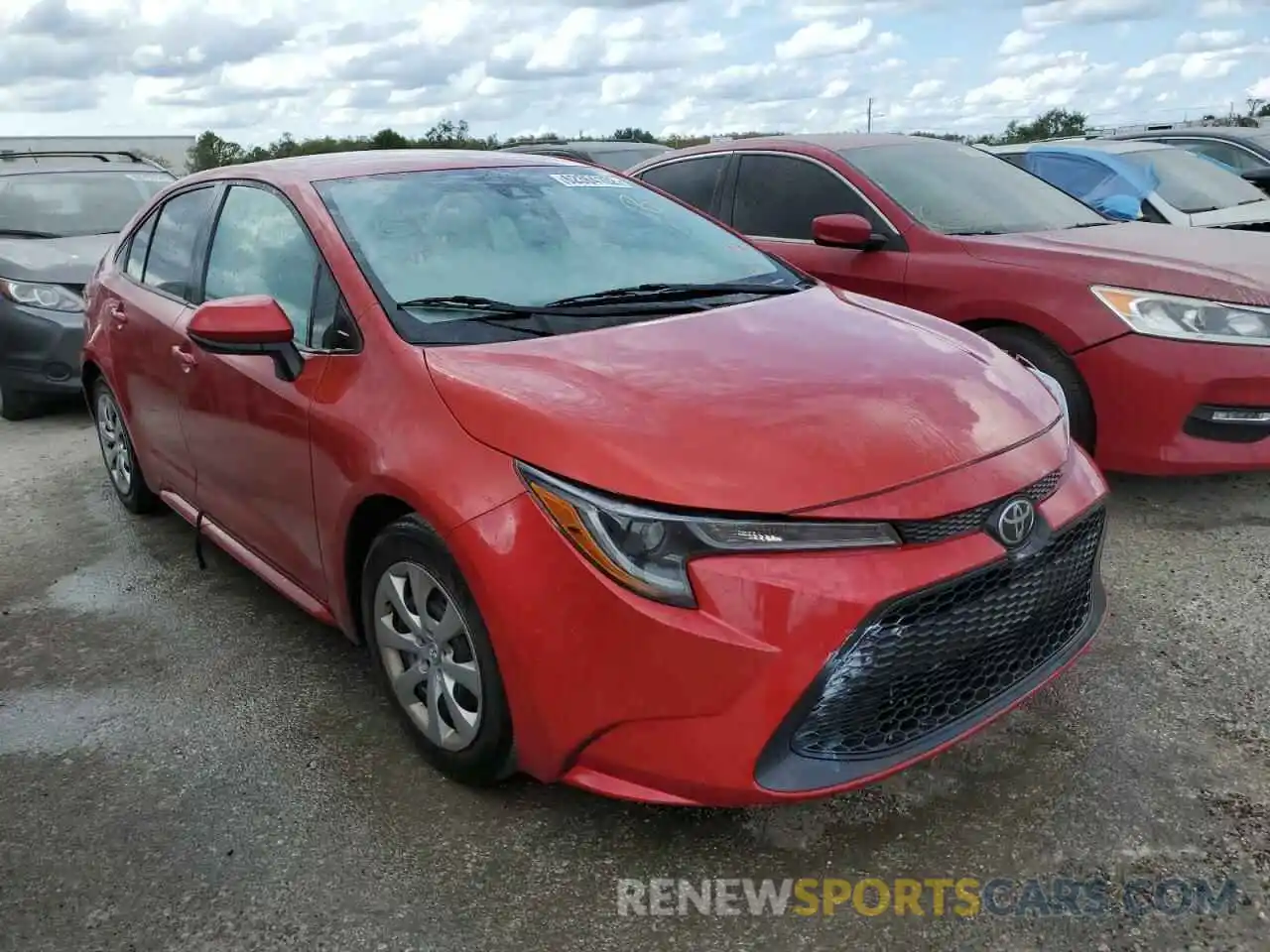 1 Photograph of a damaged car 5YFEPRAE6LP060214 TOYOTA COROLLA 2020