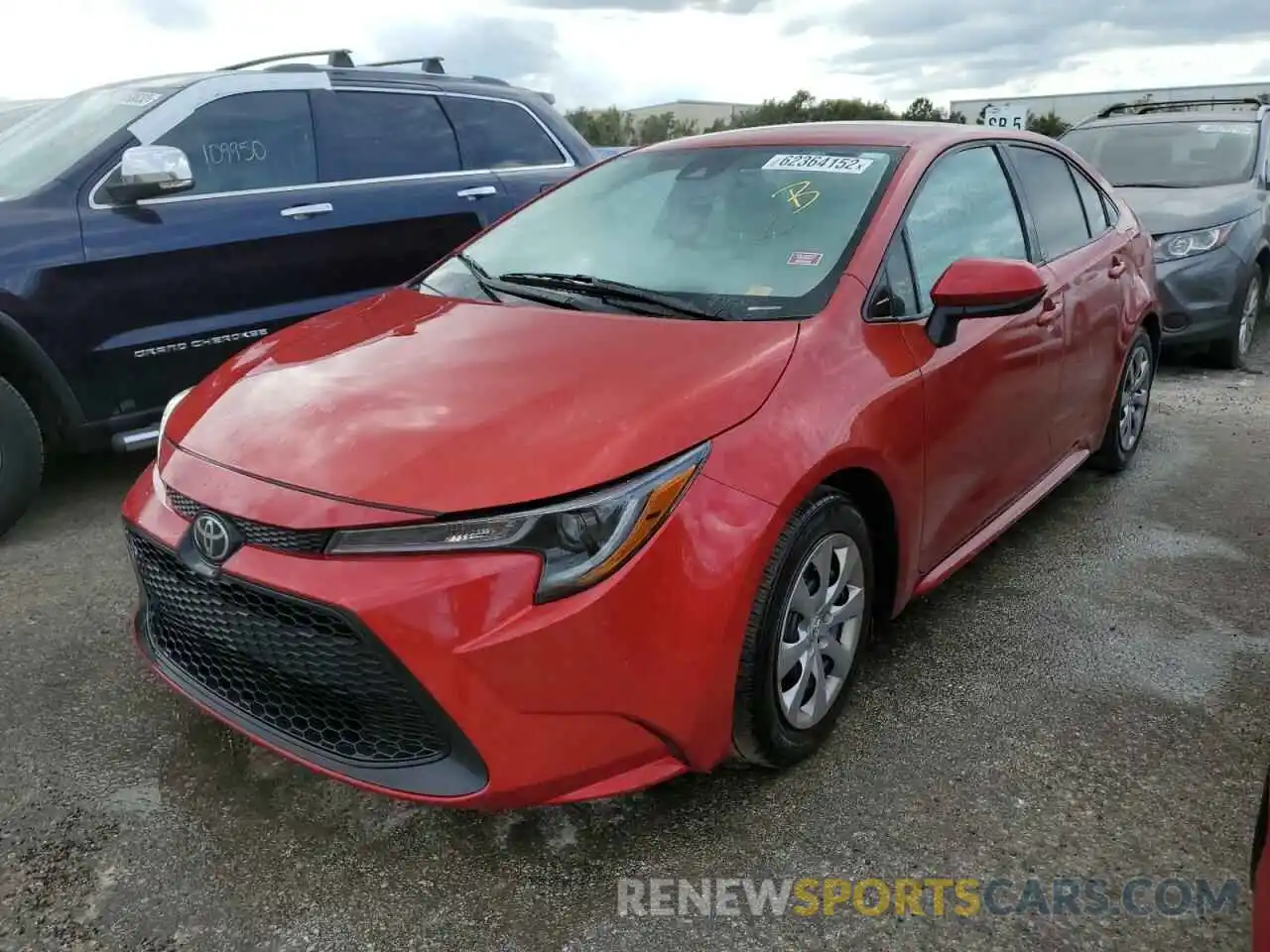 2 Photograph of a damaged car 5YFEPRAE6LP060214 TOYOTA COROLLA 2020