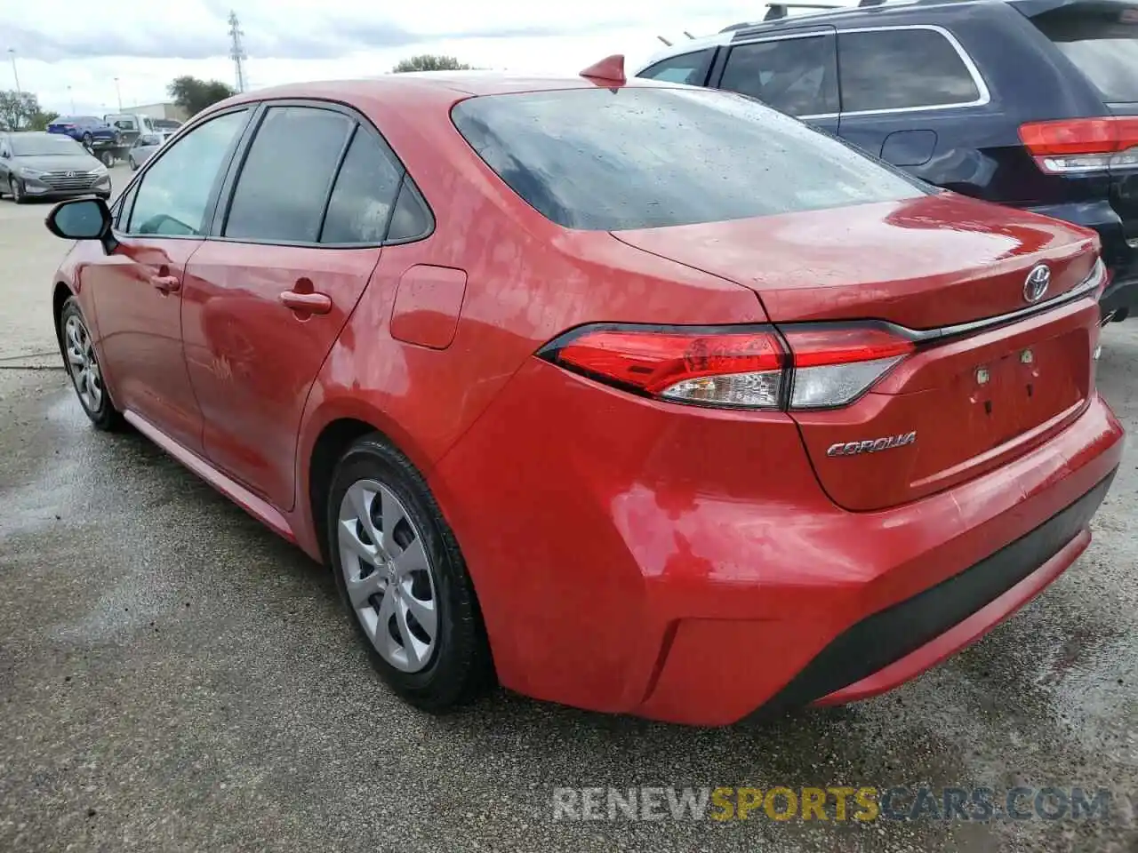 3 Photograph of a damaged car 5YFEPRAE6LP060214 TOYOTA COROLLA 2020