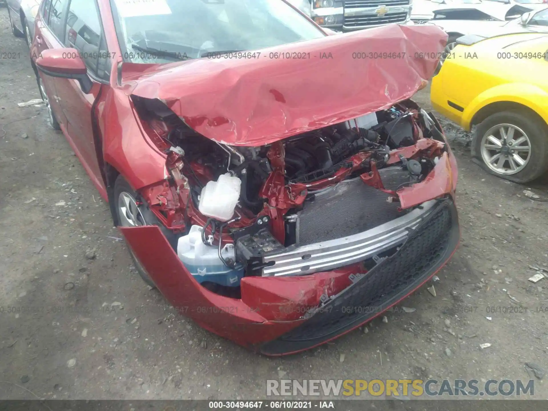 6 Photograph of a damaged car 5YFEPRAE6LP060469 TOYOTA COROLLA 2020