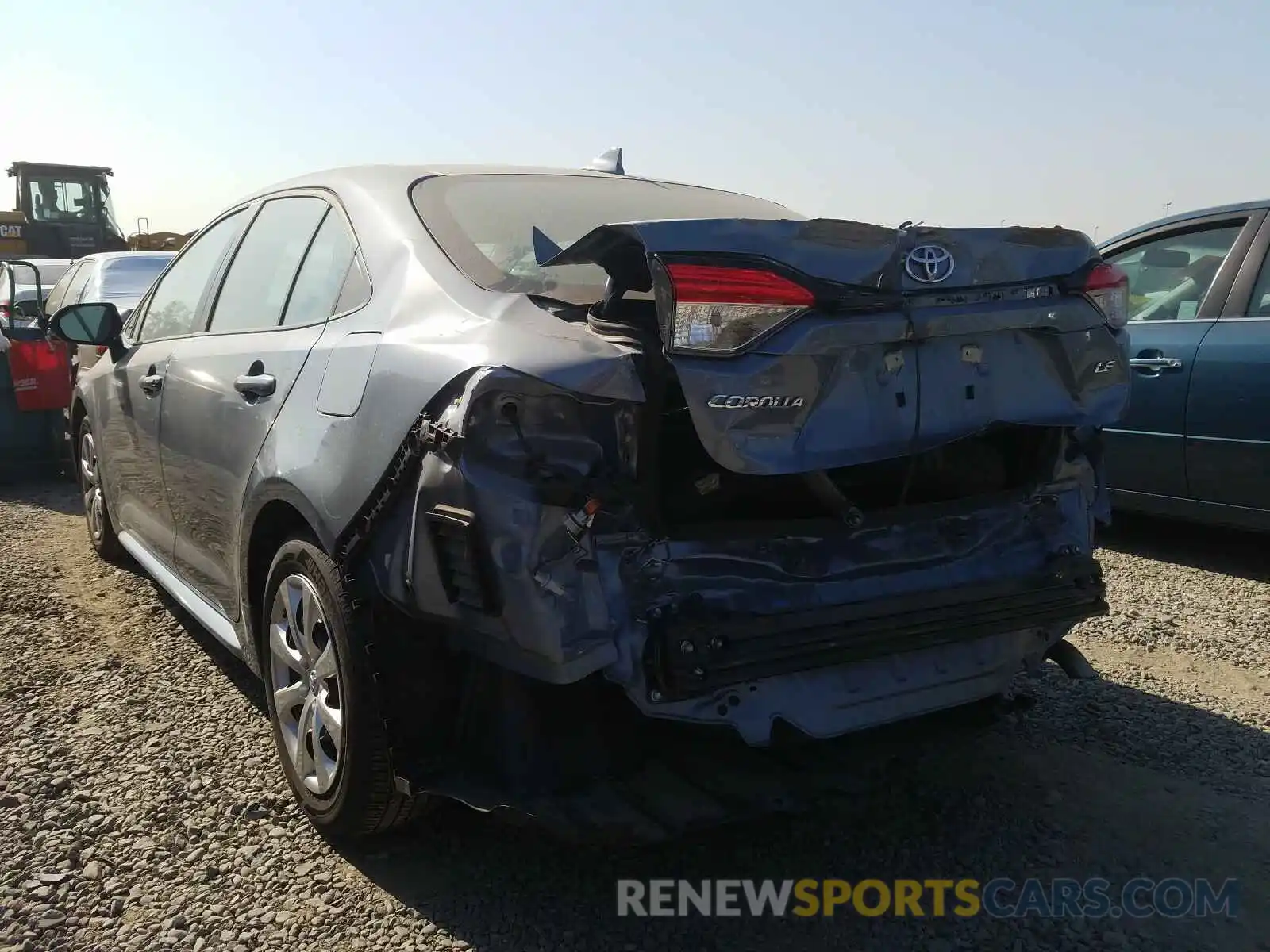 3 Photograph of a damaged car 5YFEPRAE6LP060519 TOYOTA COROLLA 2020