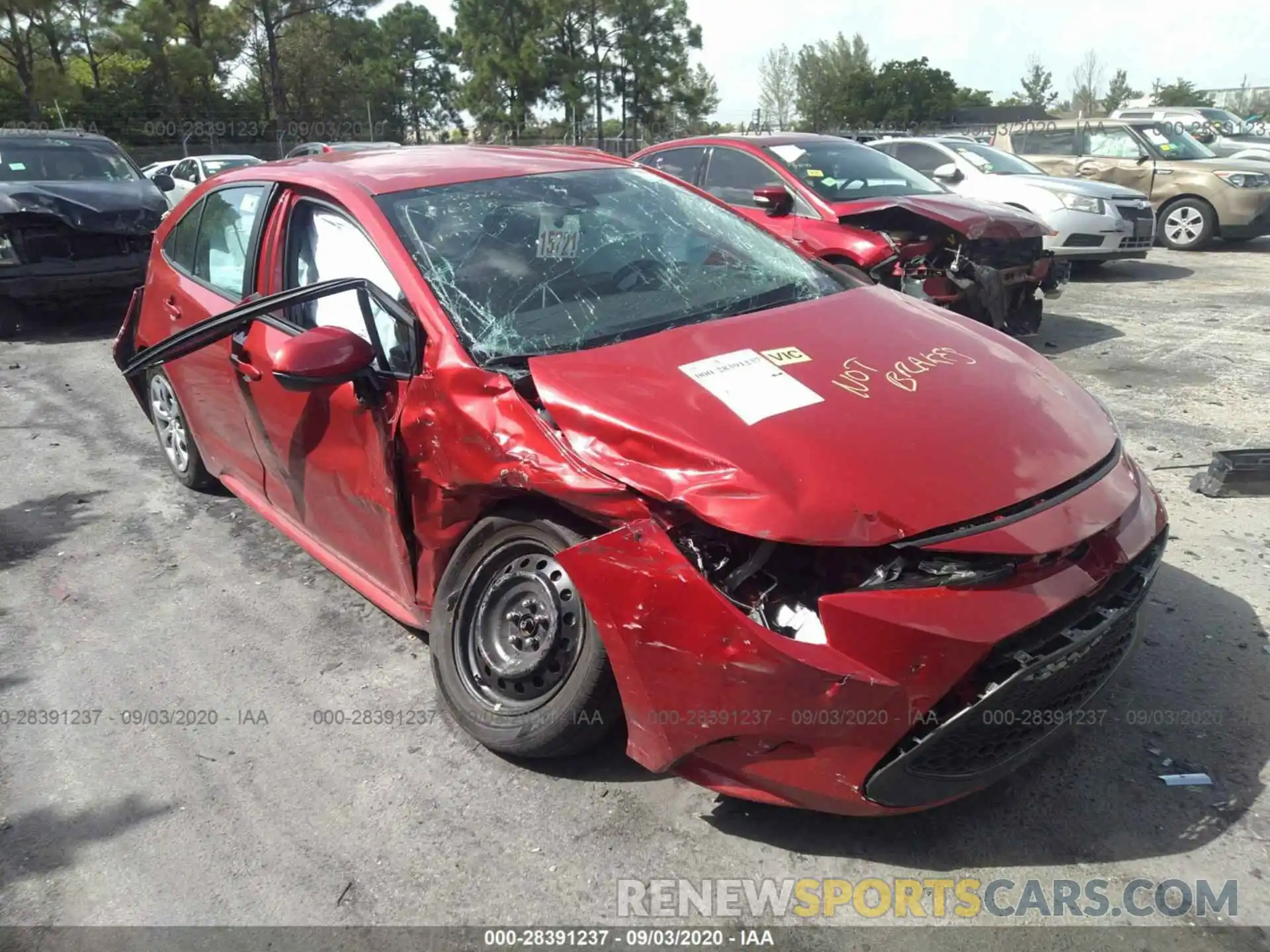 6 Фотография поврежденного автомобиля 5YFEPRAE6LP061296 TOYOTA COROLLA 2020