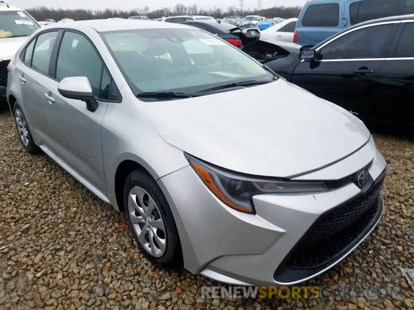 1 Photograph of a damaged car 5YFEPRAE6LP061394 TOYOTA COROLLA 2020