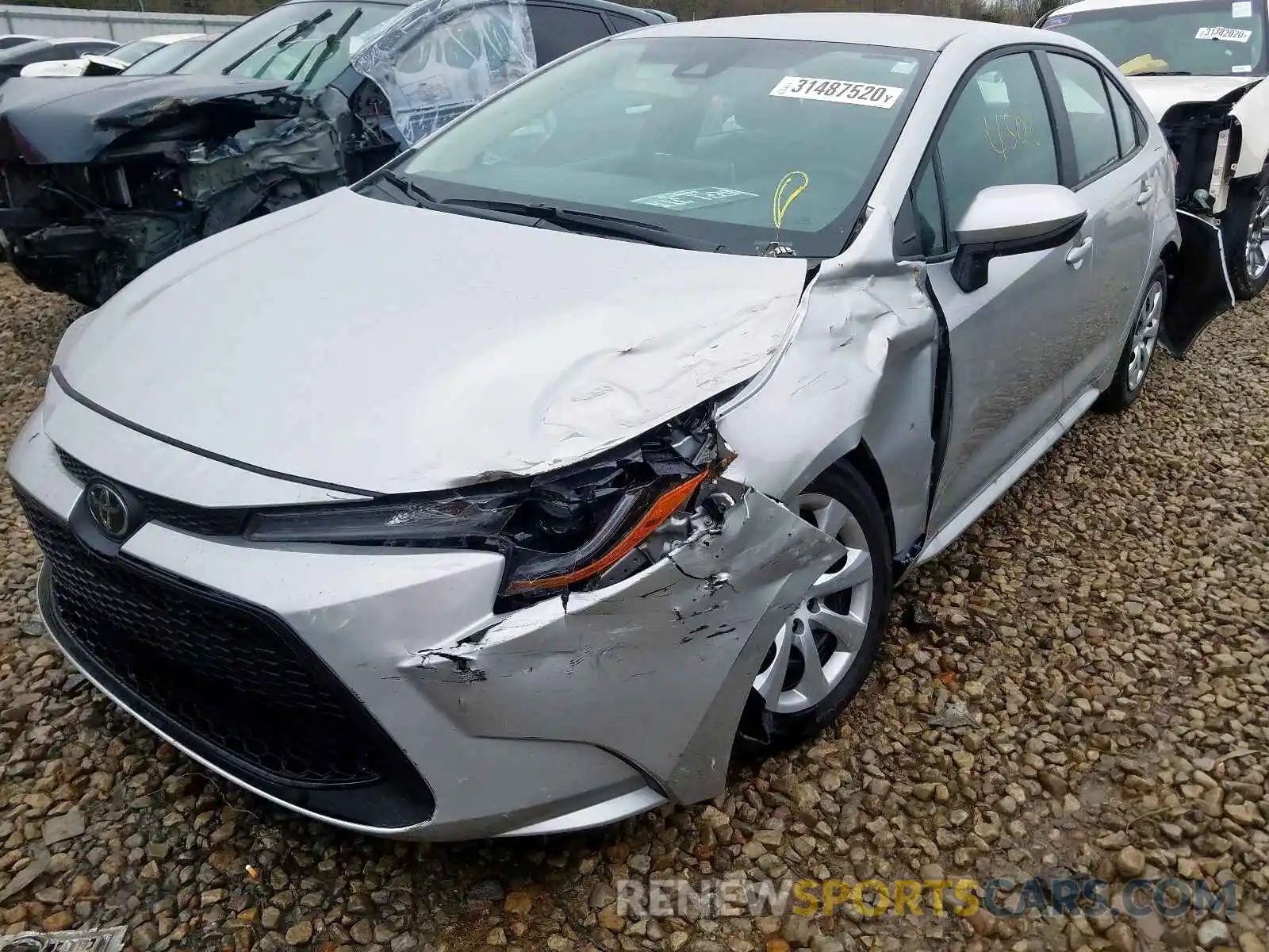 9 Photograph of a damaged car 5YFEPRAE6LP061394 TOYOTA COROLLA 2020