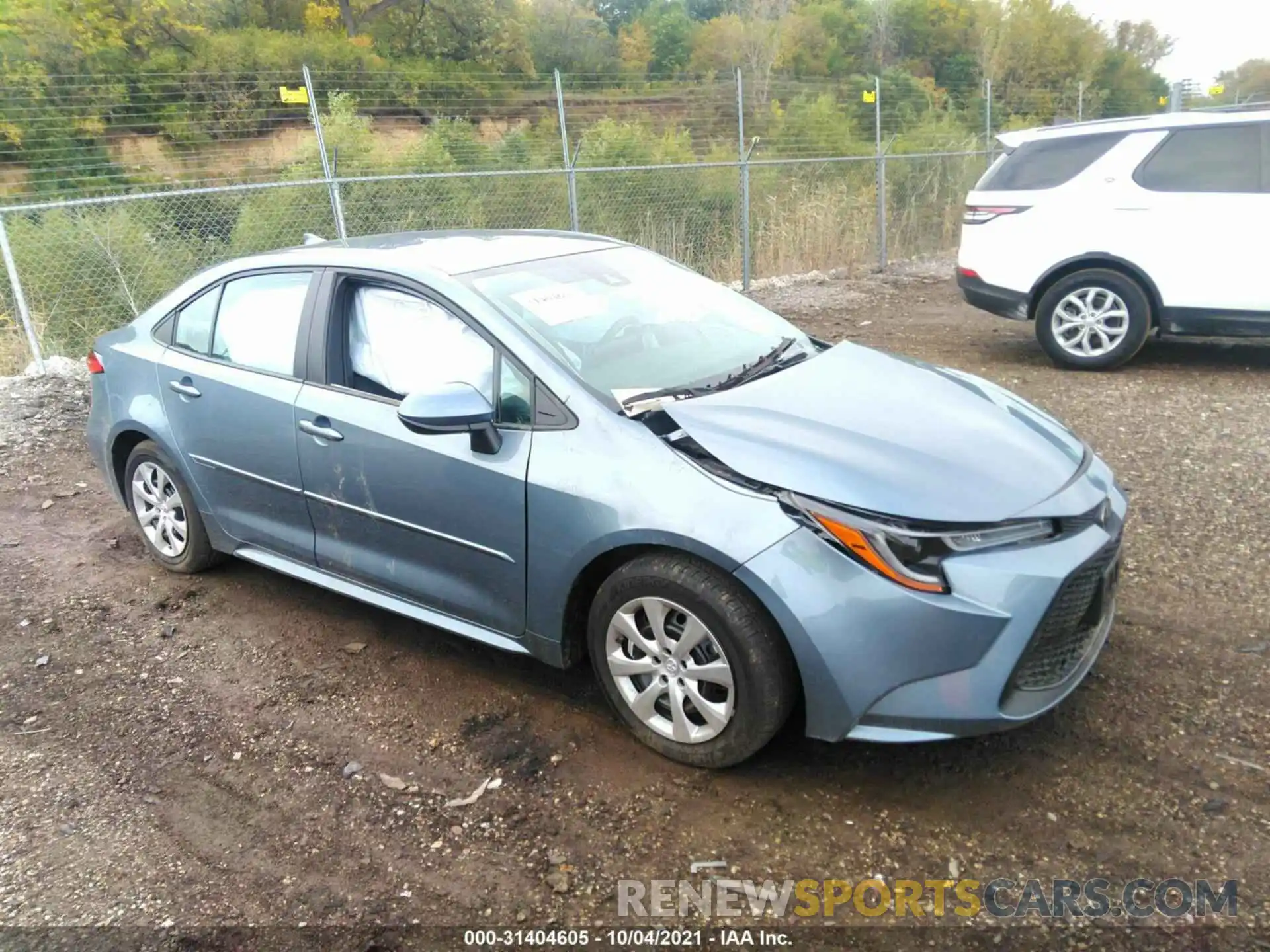 1 Photograph of a damaged car 5YFEPRAE6LP062349 TOYOTA COROLLA 2020