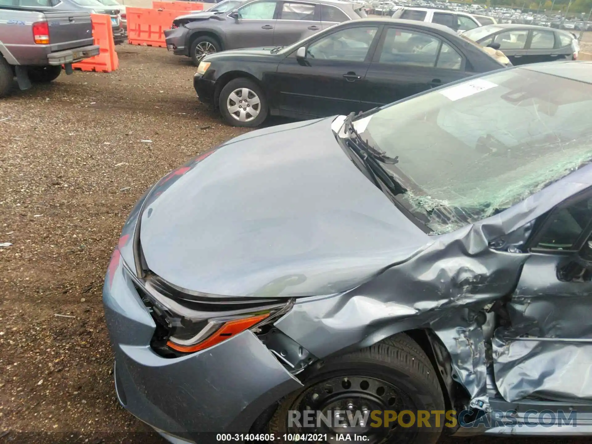 10 Photograph of a damaged car 5YFEPRAE6LP062349 TOYOTA COROLLA 2020