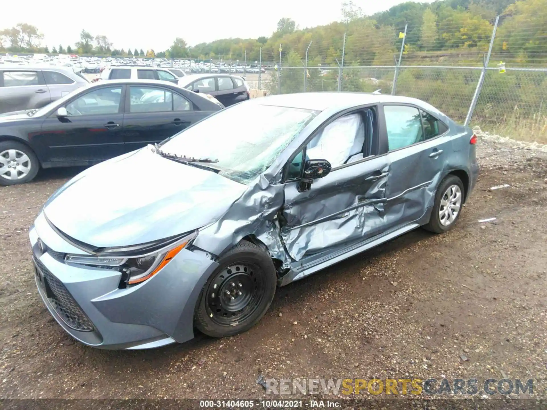 2 Photograph of a damaged car 5YFEPRAE6LP062349 TOYOTA COROLLA 2020