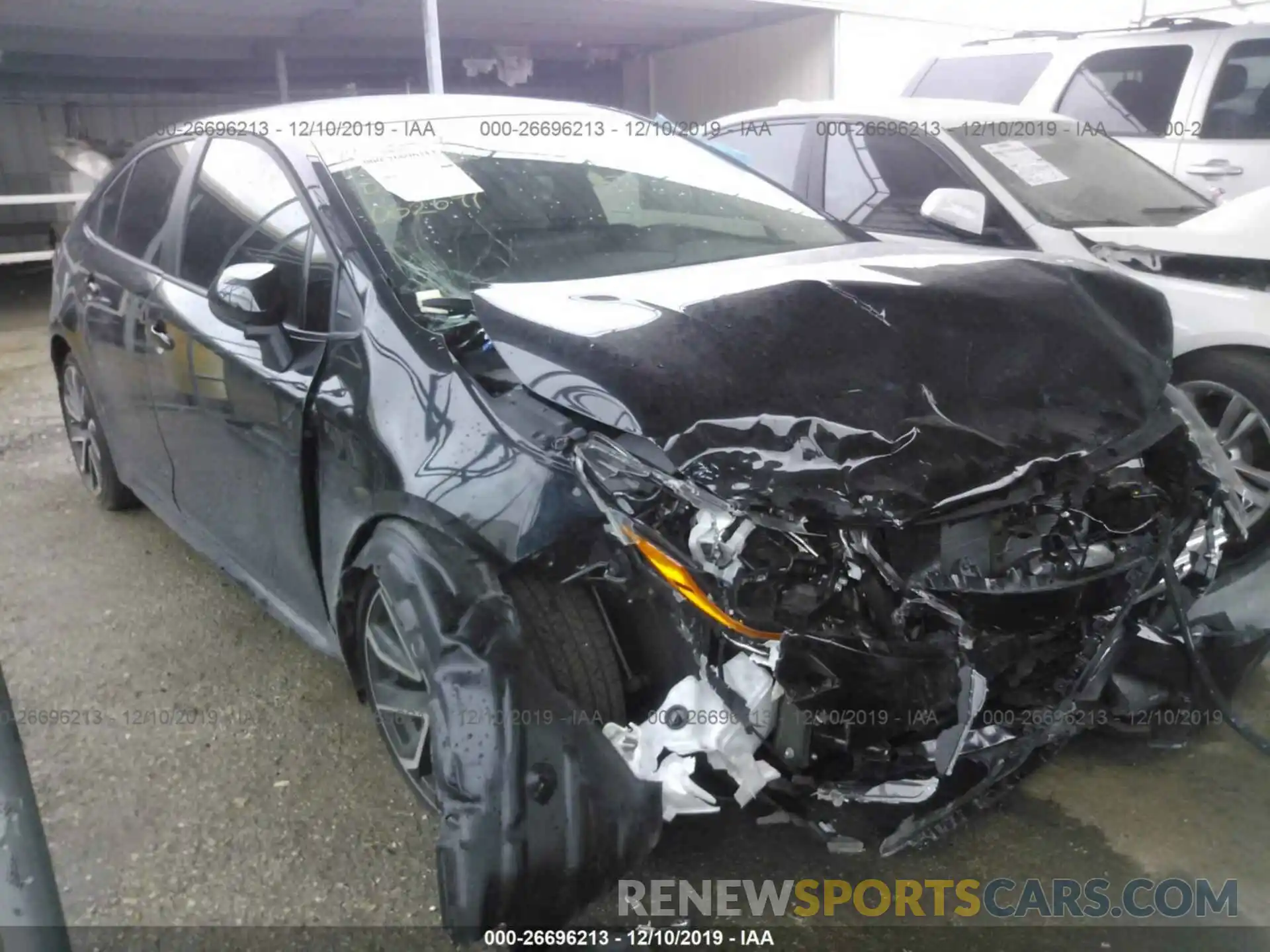 1 Photograph of a damaged car 5YFEPRAE6LP062691 TOYOTA COROLLA 2020