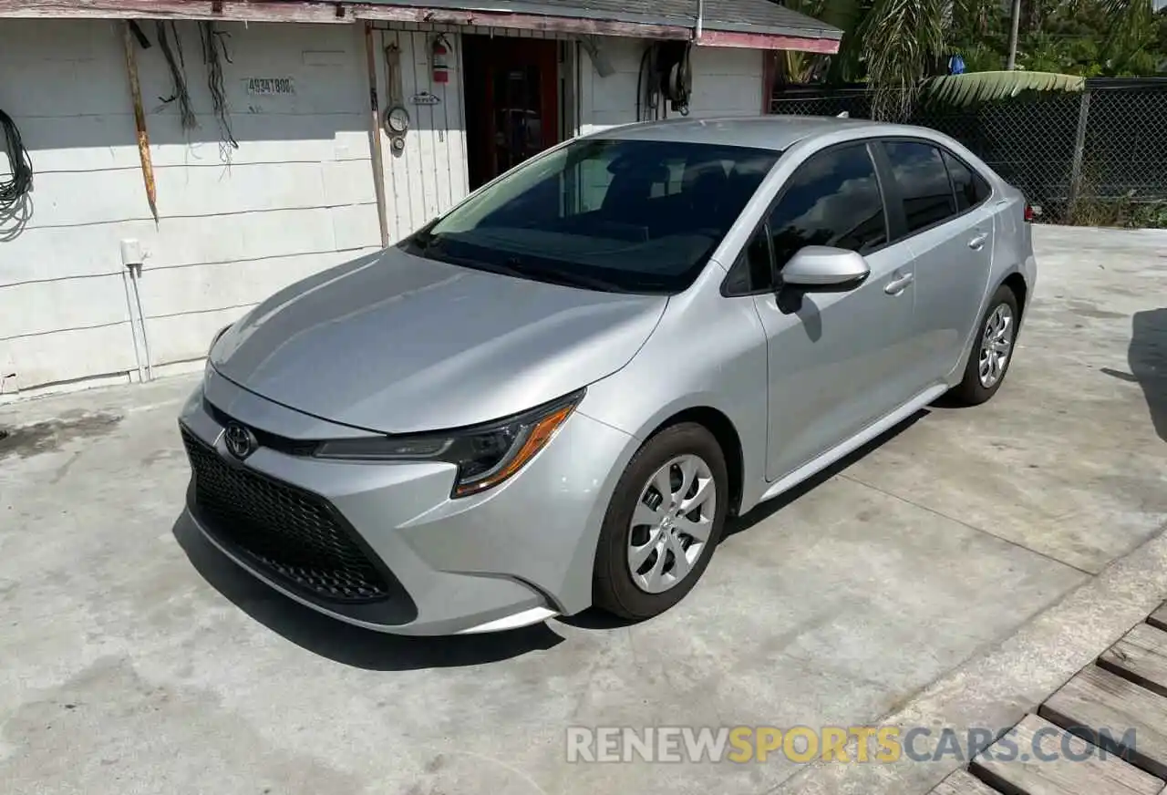 2 Photograph of a damaged car 5YFEPRAE6LP063260 TOYOTA COROLLA 2020