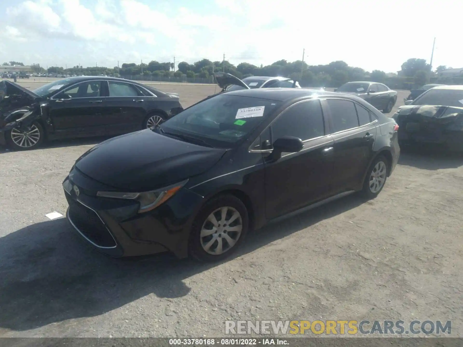 2 Photograph of a damaged car 5YFEPRAE6LP063680 TOYOTA COROLLA 2020