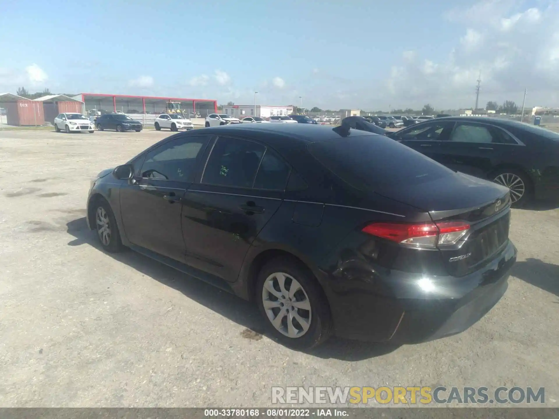 3 Photograph of a damaged car 5YFEPRAE6LP063680 TOYOTA COROLLA 2020