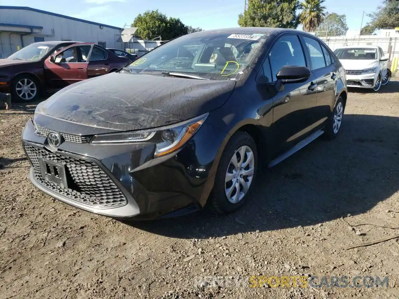 2 Photograph of a damaged car 5YFEPRAE6LP063940 TOYOTA COROLLA 2020