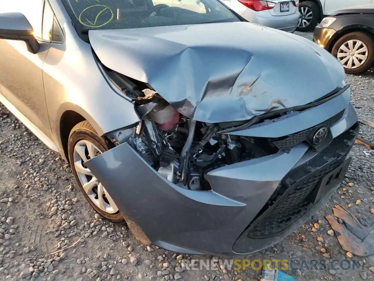 9 Photograph of a damaged car 5YFEPRAE6LP064036 TOYOTA COROLLA 2020