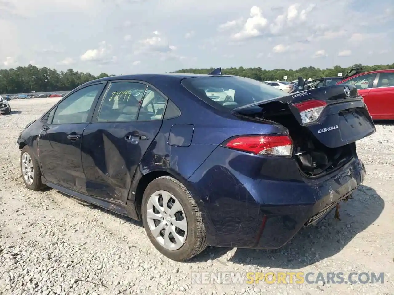 3 Photograph of a damaged car 5YFEPRAE6LP065025 TOYOTA COROLLA 2020