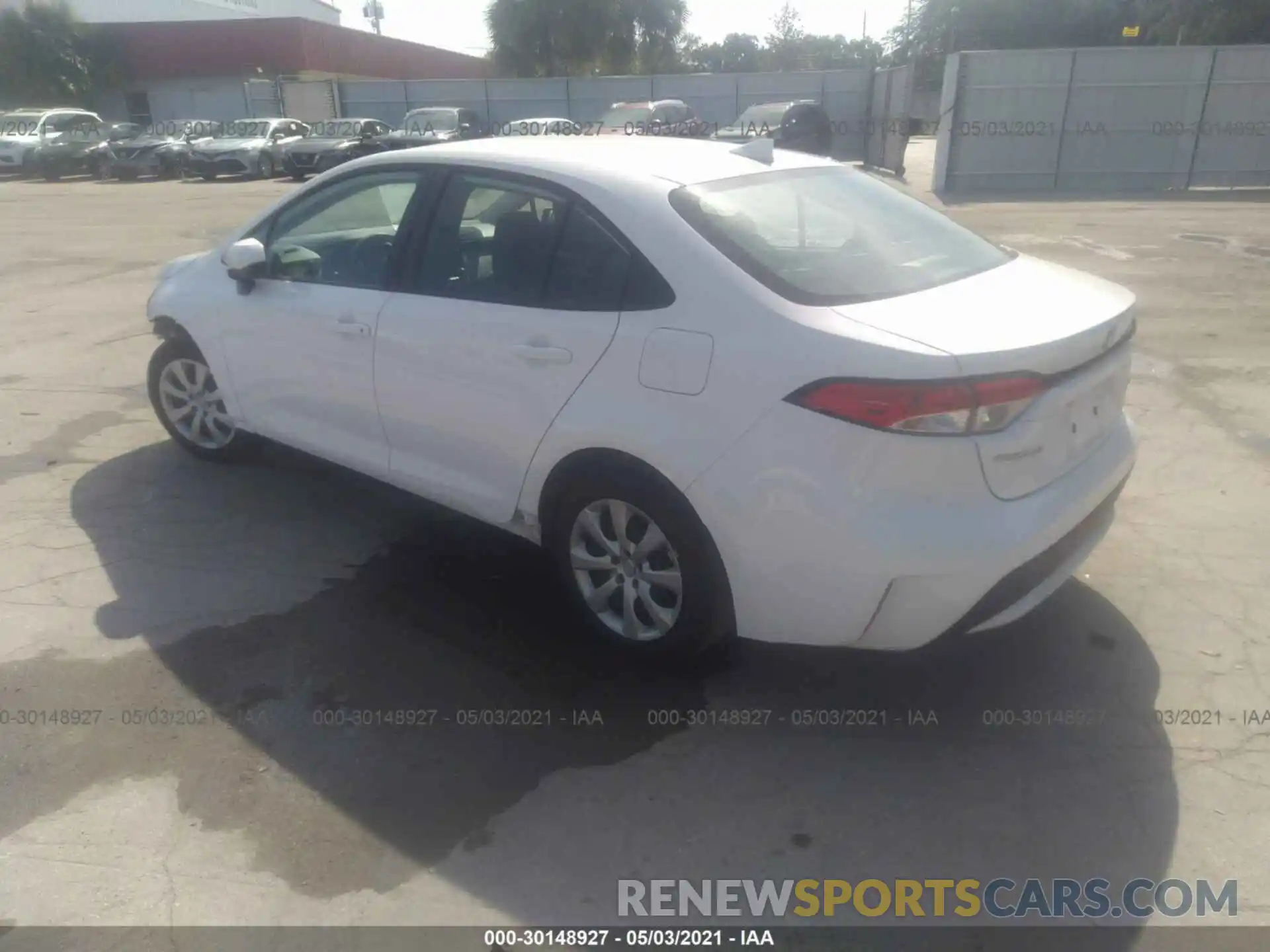 3 Photograph of a damaged car 5YFEPRAE6LP065512 TOYOTA COROLLA 2020