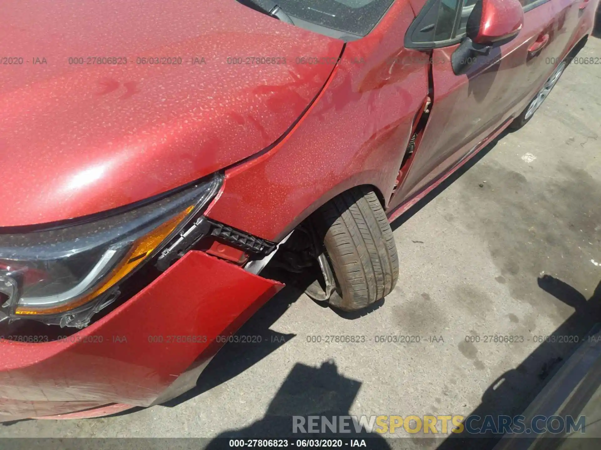 5 Photograph of a damaged car 5YFEPRAE6LP065817 TOYOTA COROLLA 2020