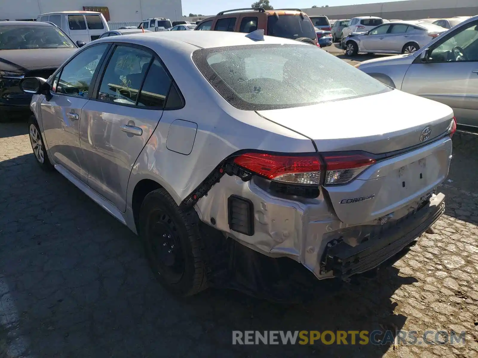 3 Photograph of a damaged car 5YFEPRAE6LP065865 TOYOTA COROLLA 2020