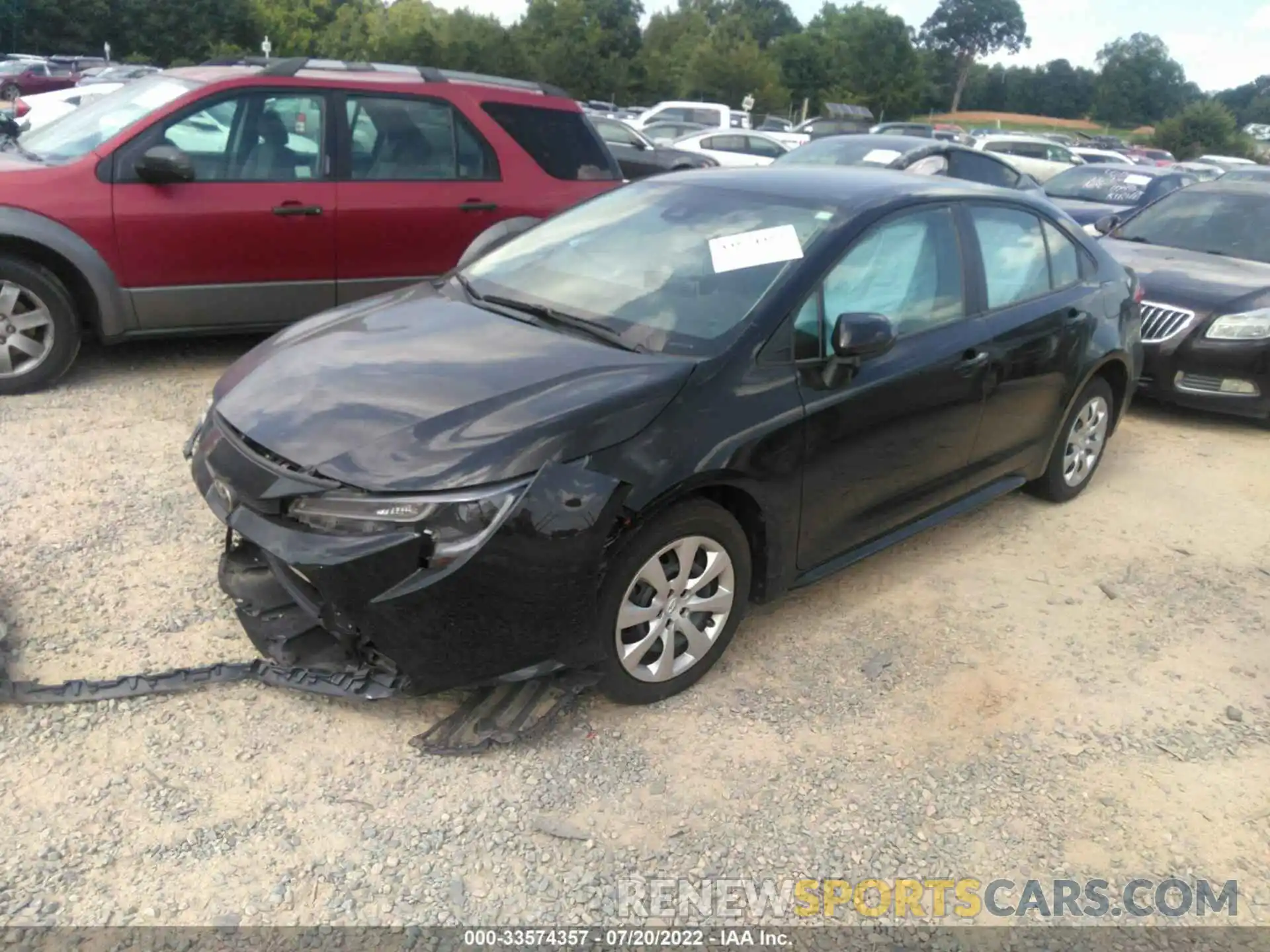 2 Photograph of a damaged car 5YFEPRAE6LP066207 TOYOTA COROLLA 2020