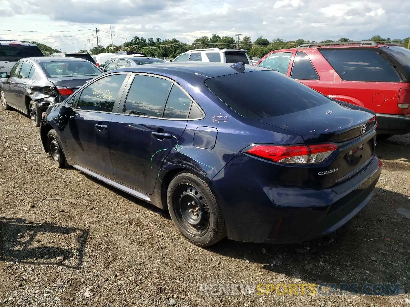 3 Photograph of a damaged car 5YFEPRAE6LP067292 TOYOTA COROLLA 2020