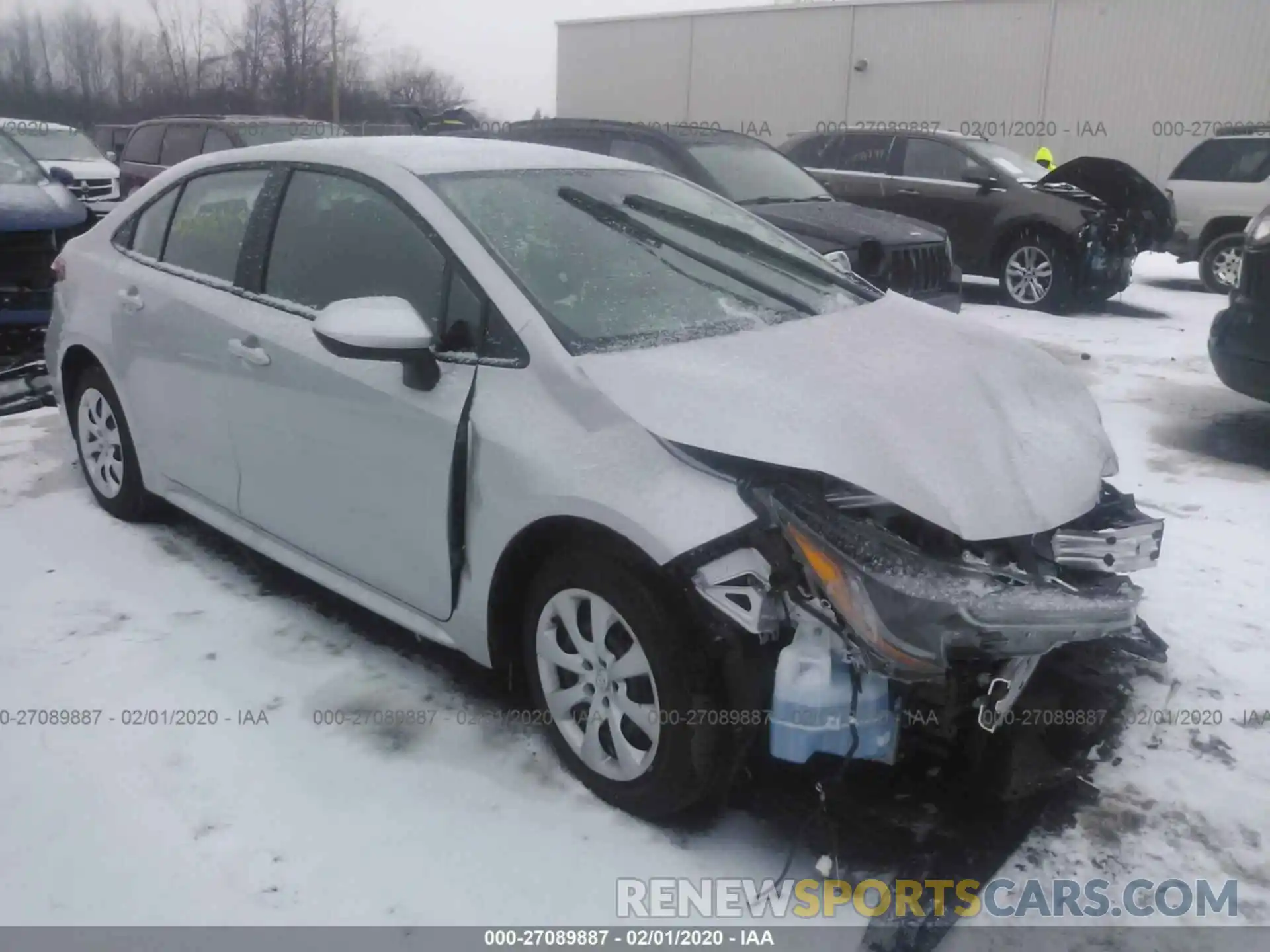 1 Photograph of a damaged car 5YFEPRAE6LP067731 TOYOTA COROLLA 2020