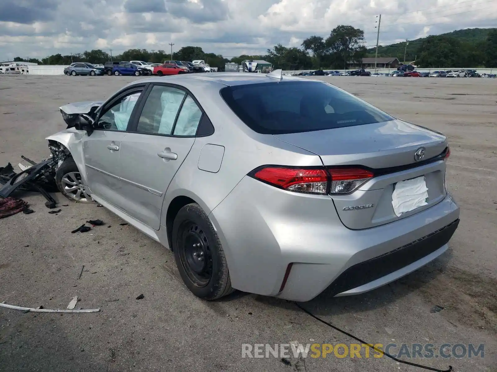 3 Photograph of a damaged car 5YFEPRAE6LP069267 TOYOTA COROLLA 2020