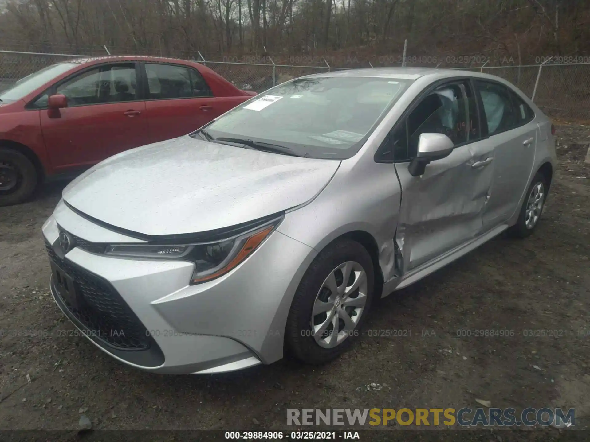 2 Photograph of a damaged car 5YFEPRAE6LP069768 TOYOTA COROLLA 2020