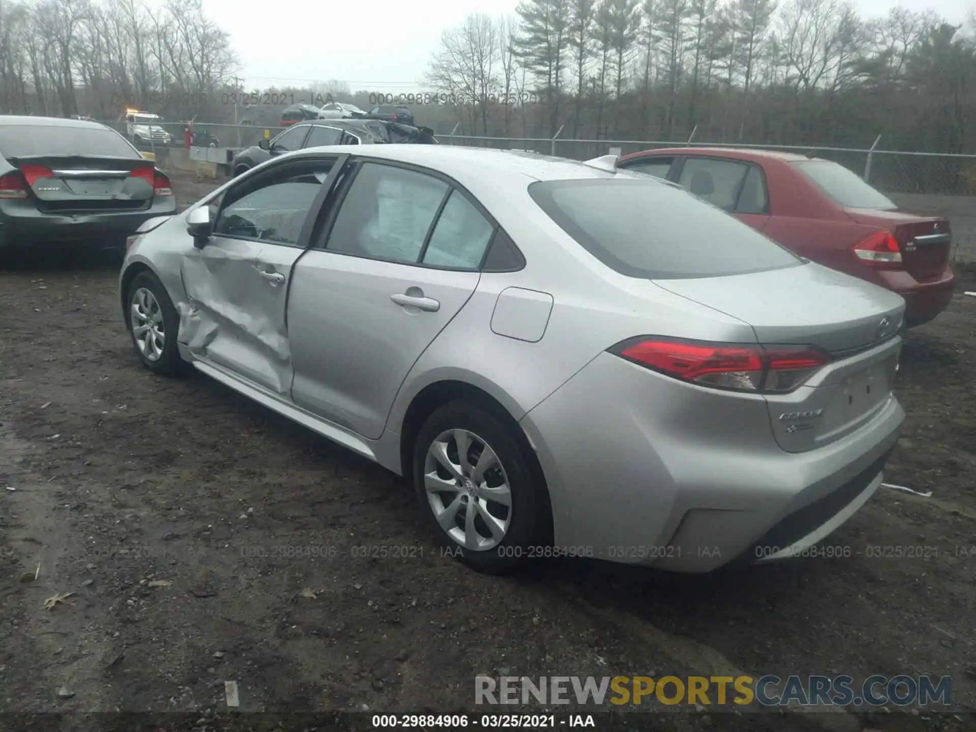 3 Photograph of a damaged car 5YFEPRAE6LP069768 TOYOTA COROLLA 2020