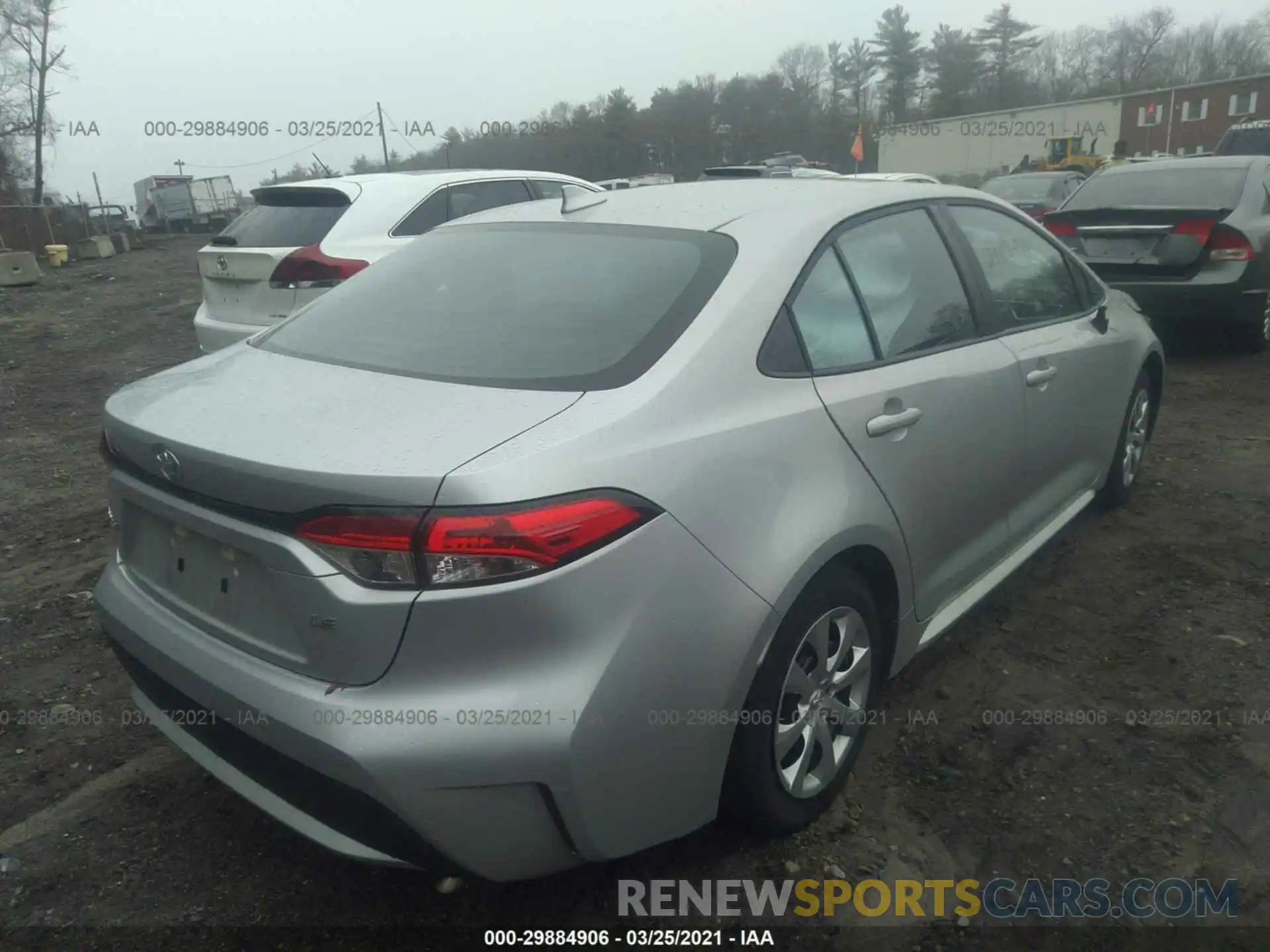 4 Photograph of a damaged car 5YFEPRAE6LP069768 TOYOTA COROLLA 2020