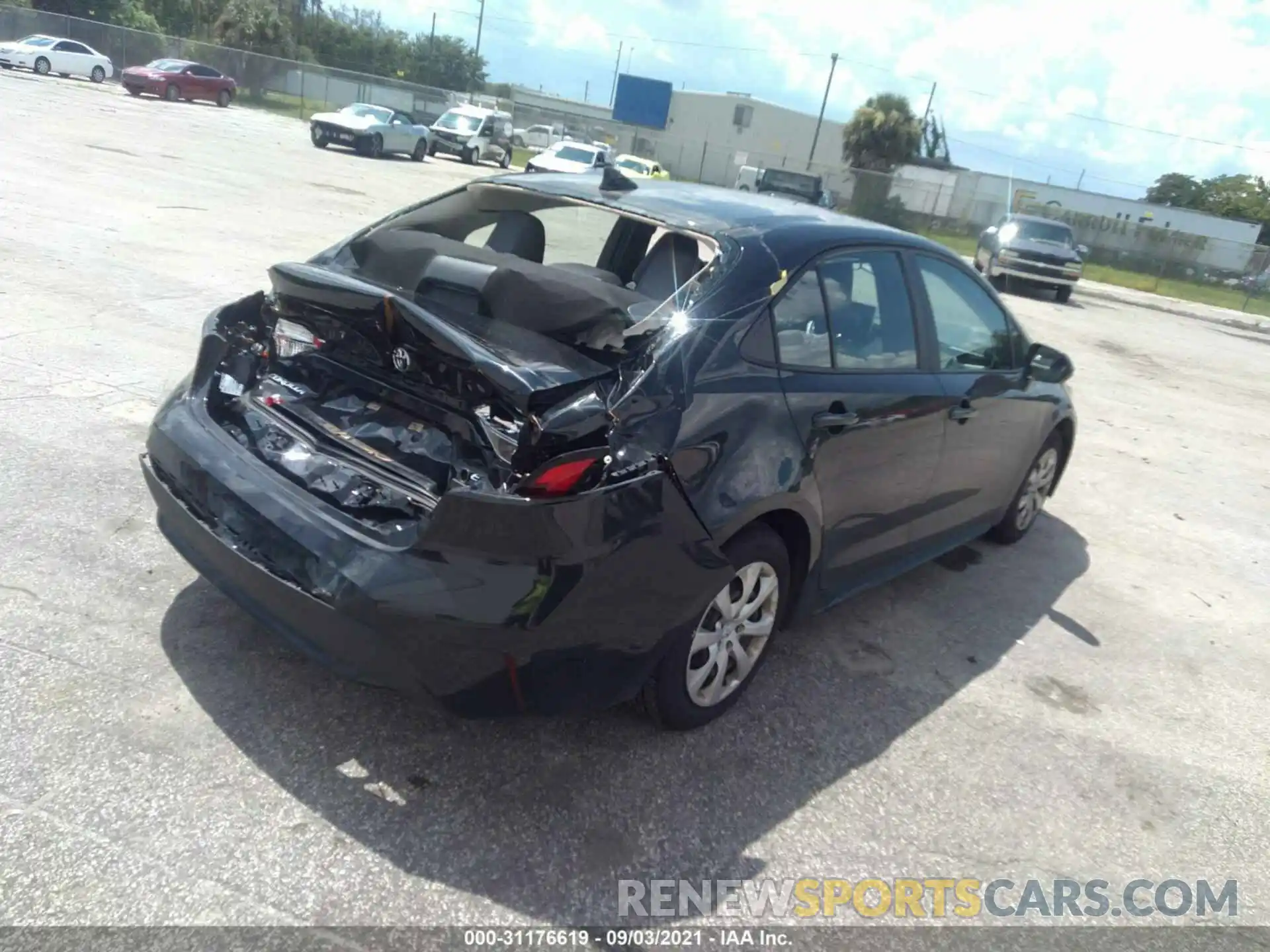 4 Photograph of a damaged car 5YFEPRAE6LP070421 TOYOTA COROLLA 2020