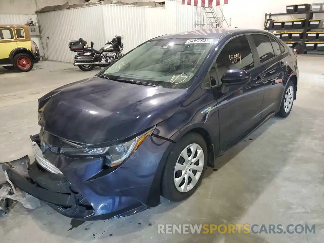 2 Photograph of a damaged car 5YFEPRAE6LP071326 TOYOTA COROLLA 2020