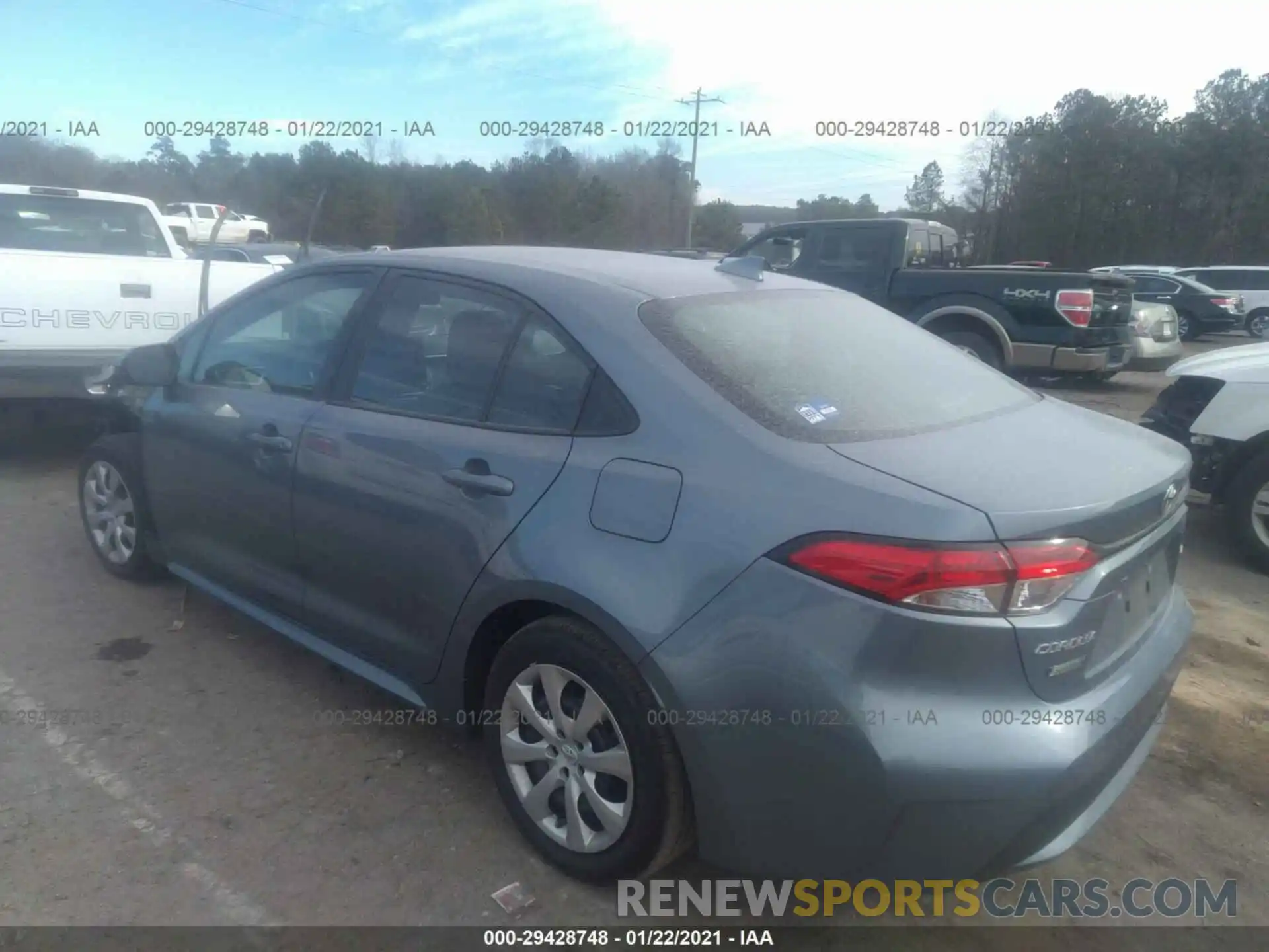 3 Photograph of a damaged car 5YFEPRAE6LP072802 TOYOTA COROLLA 2020