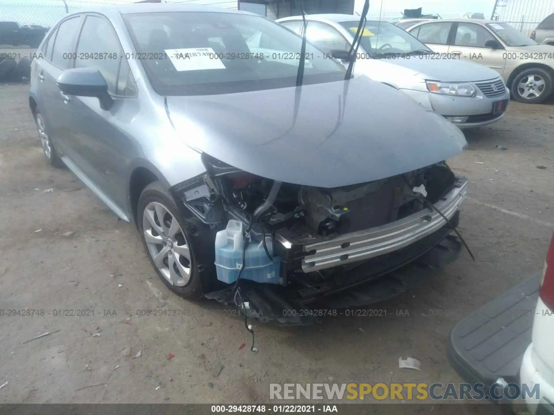 6 Photograph of a damaged car 5YFEPRAE6LP072802 TOYOTA COROLLA 2020