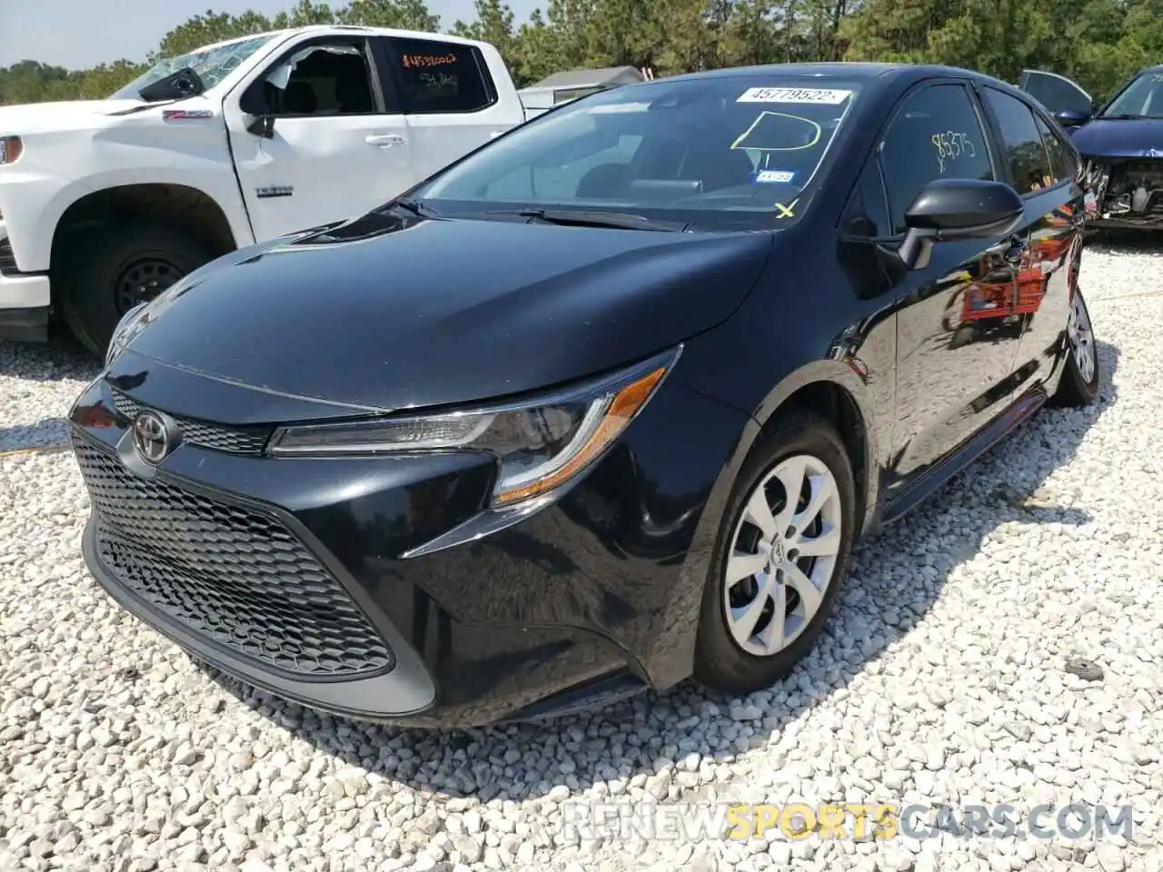 2 Photograph of a damaged car 5YFEPRAE6LP073190 TOYOTA COROLLA 2020